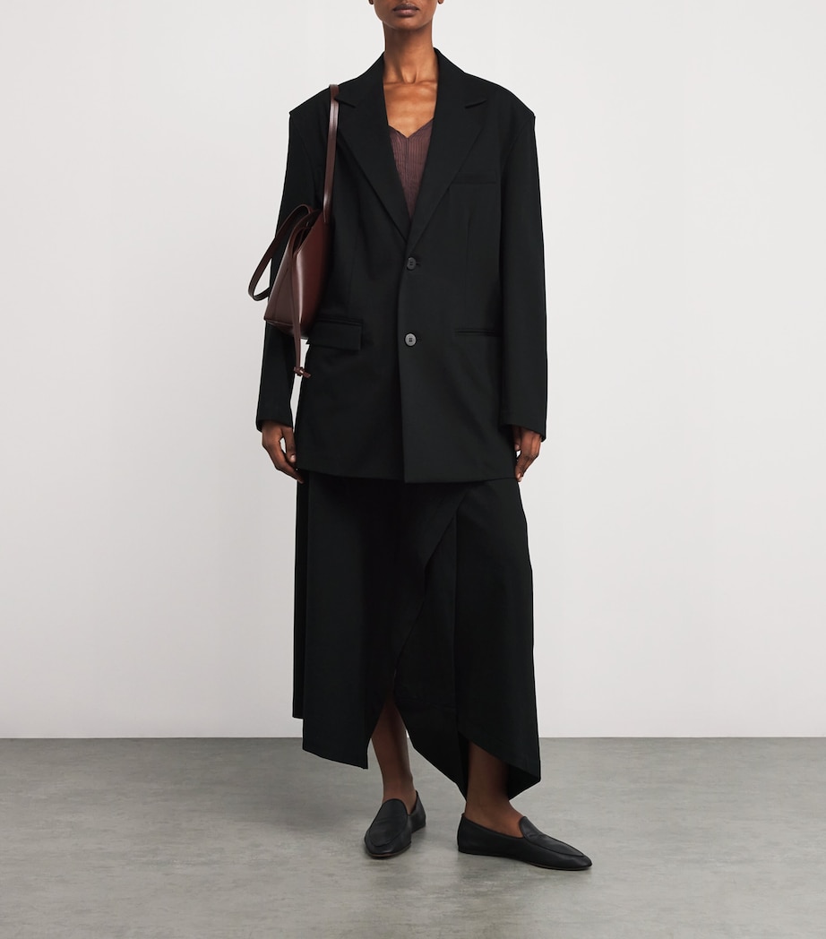 Cotton-Blend Simple Ensemble Blazer 15 Image 2