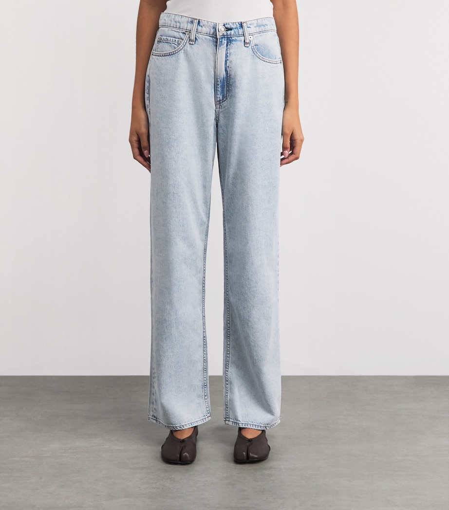 Rag & Bone Womens Shea Straight Jeans Cliffside Image 4