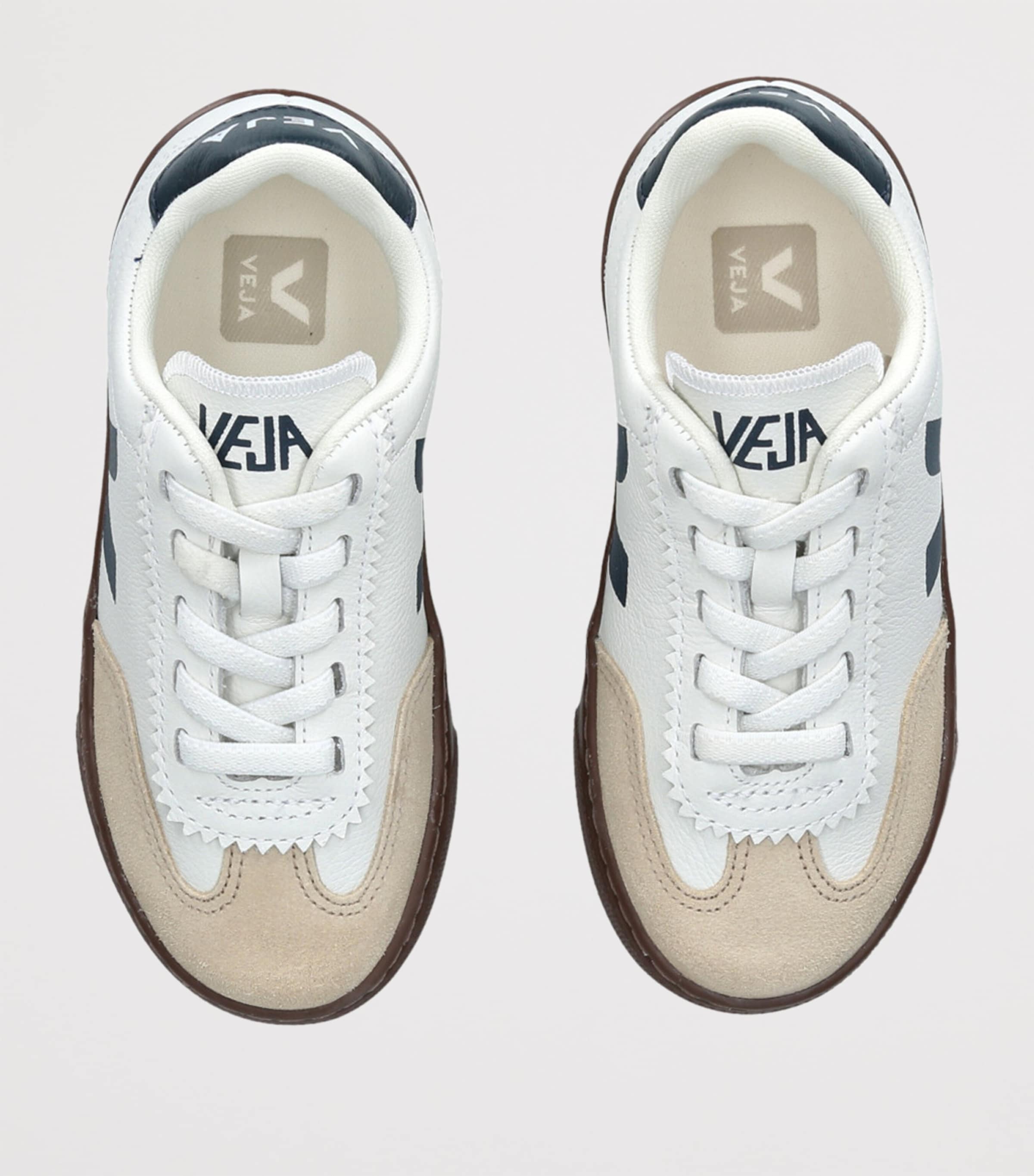 Leather Volley Sneakers WHITE/COMB Image 4