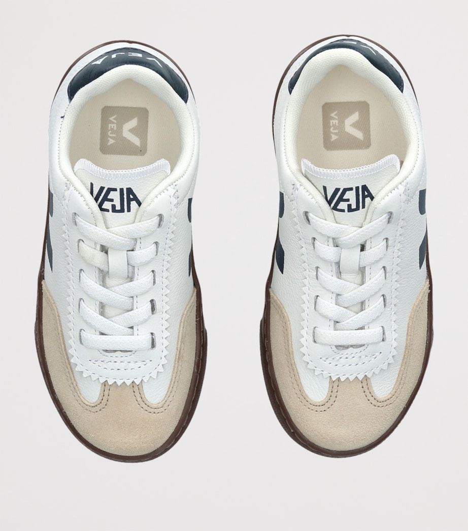 Leather Volley Sneakers WHITE/COMB Image 4