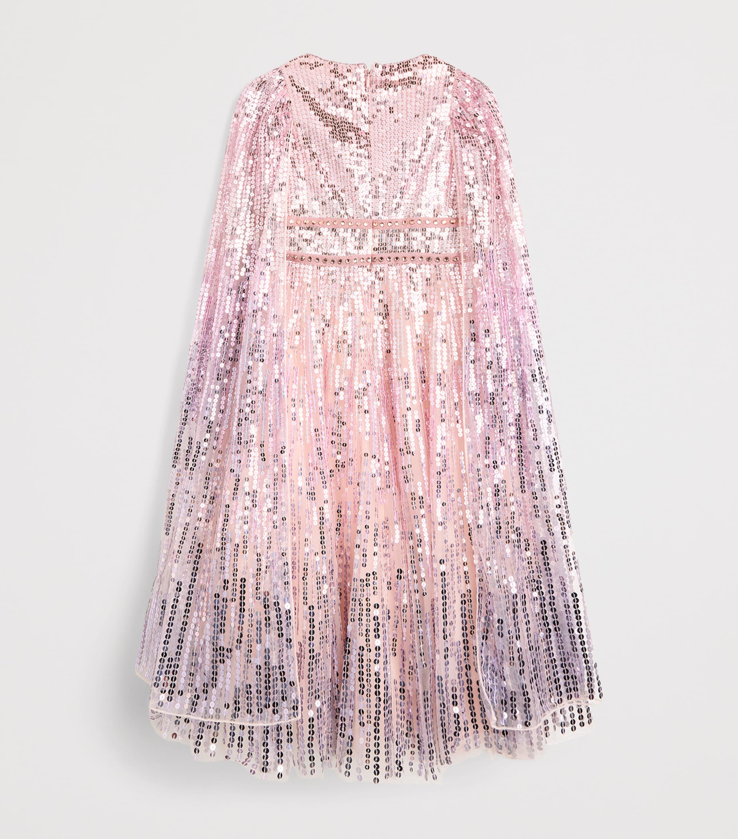 Jenny Packham Kids Sequin Long-Sleeve Dress (6-10 Years) Sugar Image 2