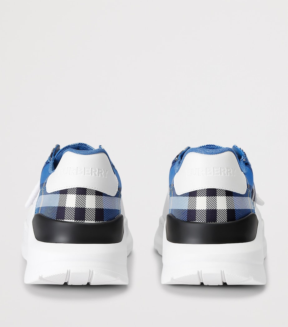New Regis Vintage Check Sneakers BLUE OTHER Image 2