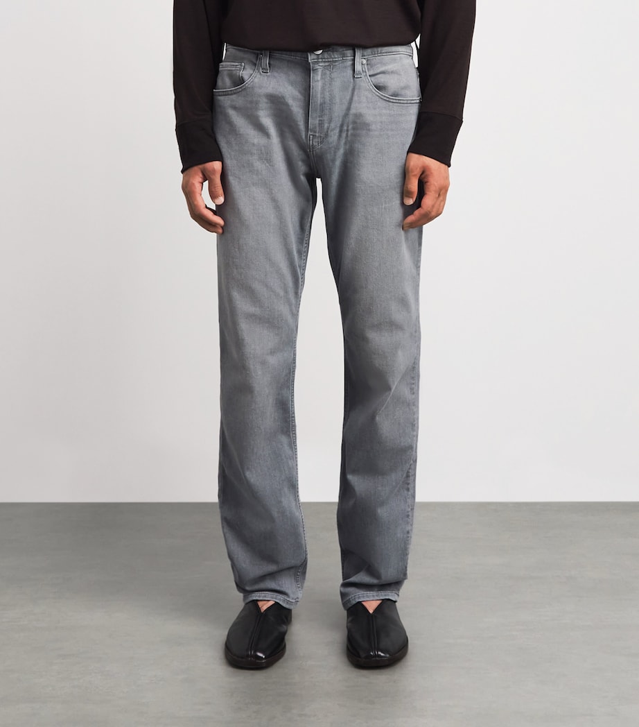 PAIGE Mens Normandie Straight Jeans Wainwright Image 4