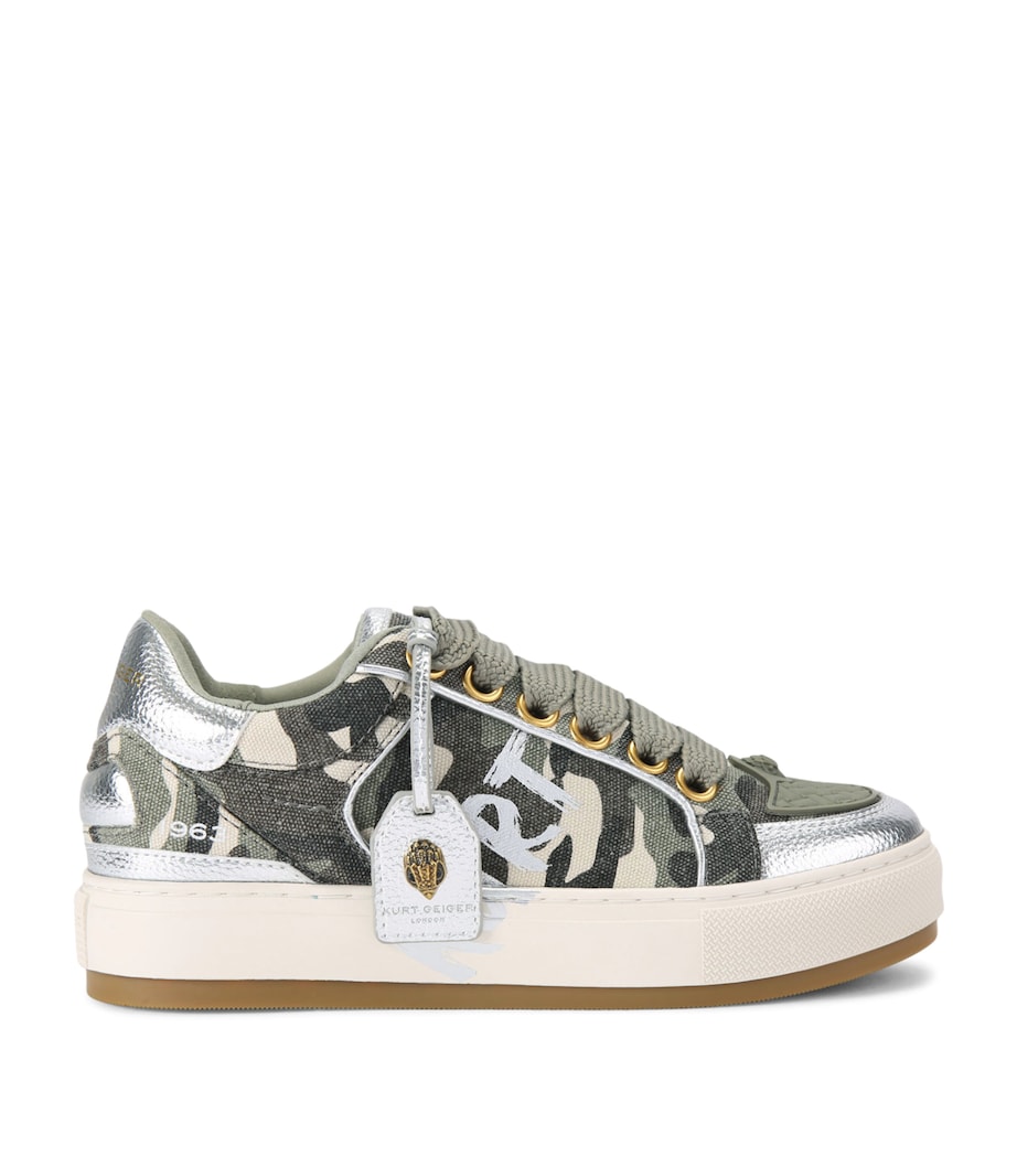 Kurt Geiger London Southbank Tag Sneakers Green Oth Image 1