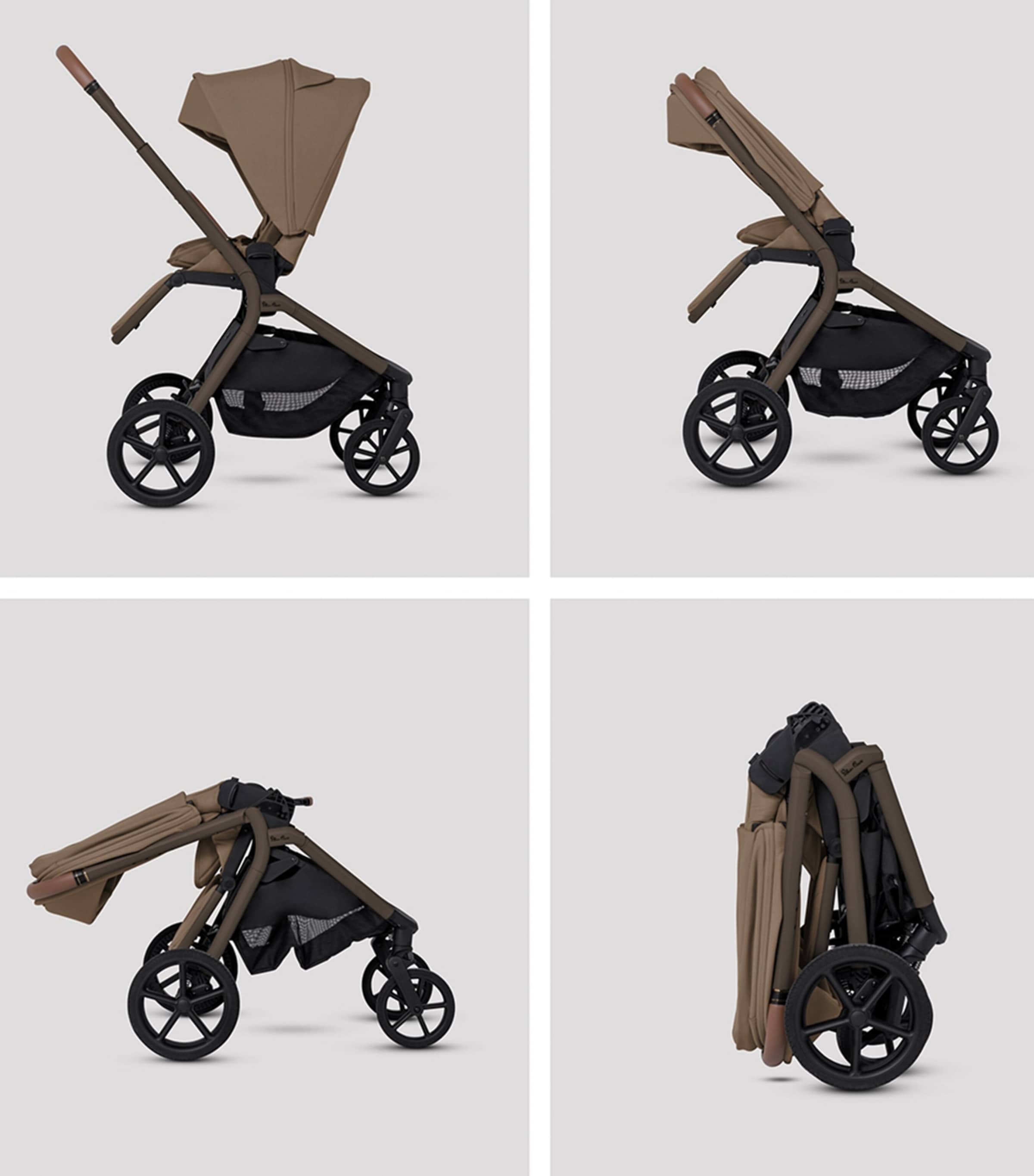 Silver Cross Breez Stroller Carrycot Bundle Maple Image 4