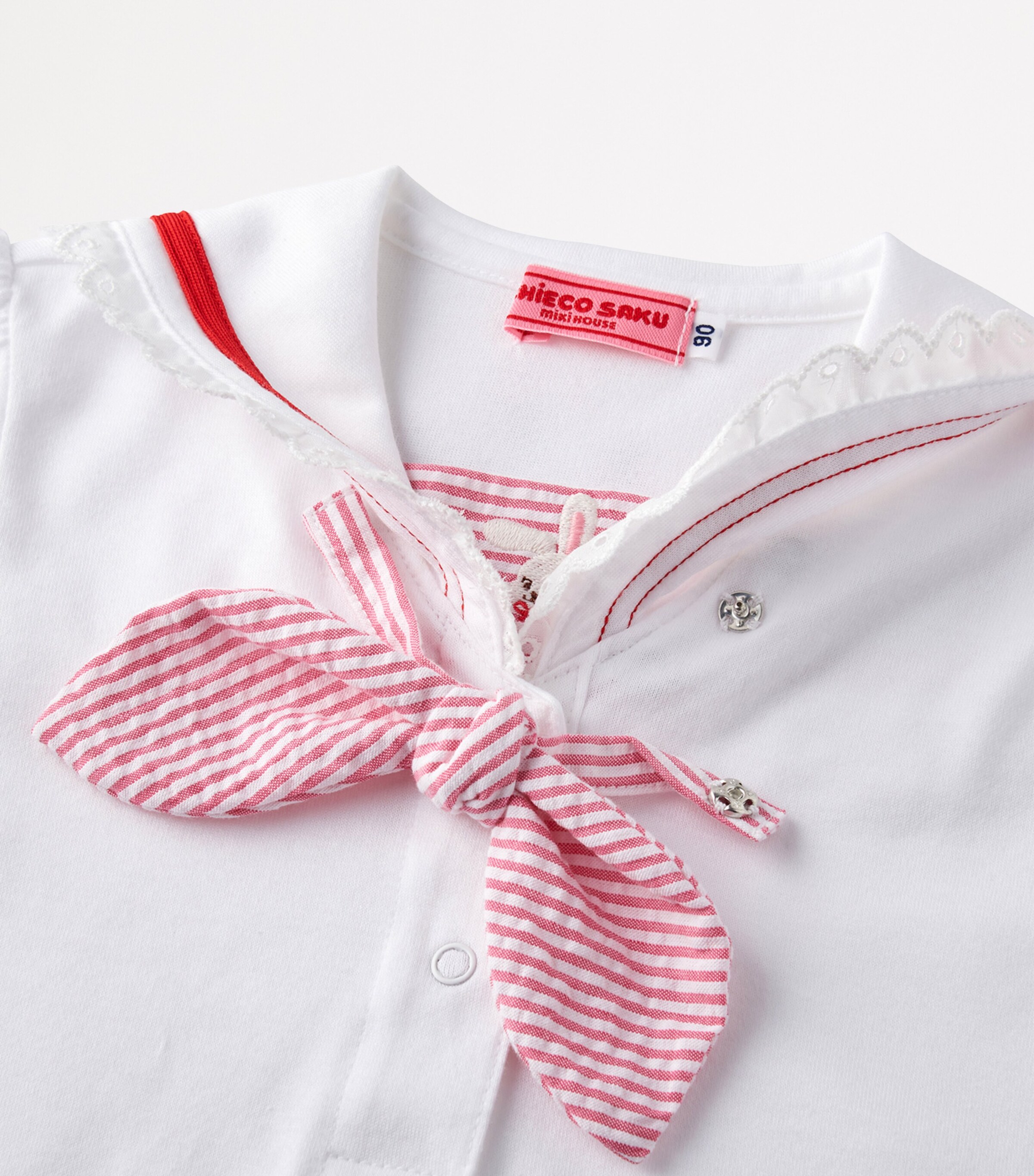 Miki House Cotton Embroidered Blouse (2-7 Years) Image 3