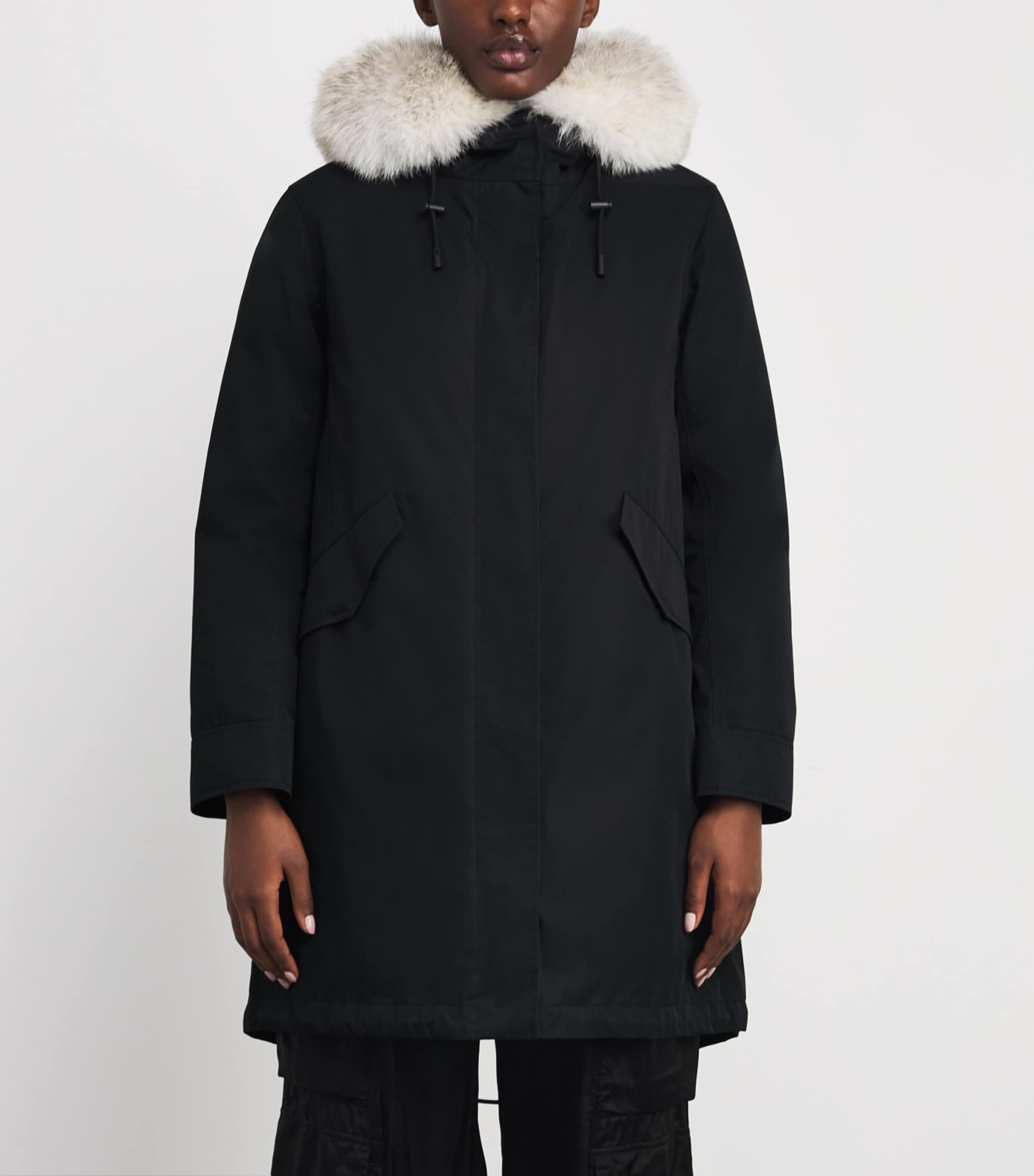 Fox-Rabbit Blended-Cotton Parka (85cm) B2192 Image 3