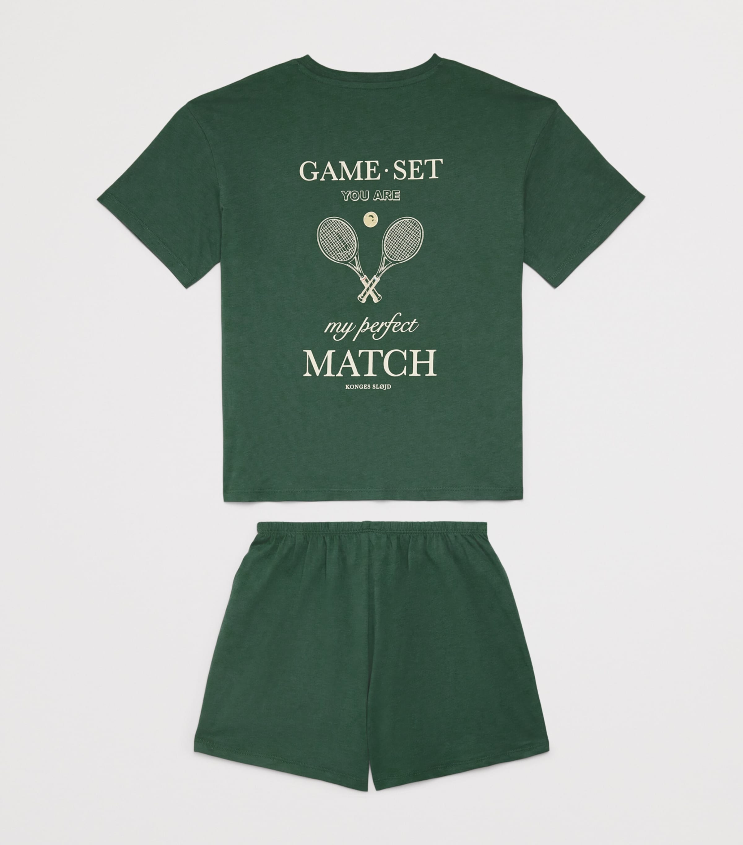 KONGES SLOJD Organic Cotton Famo T-Shirt and Shorts Set (9 Months - 10 Years) Image 2