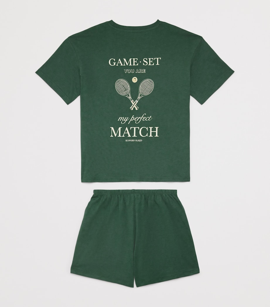KONGES SLOJD Organic Cotton Famo T-Shirt and Shorts Set (9 Months - 10 Years) Image 2