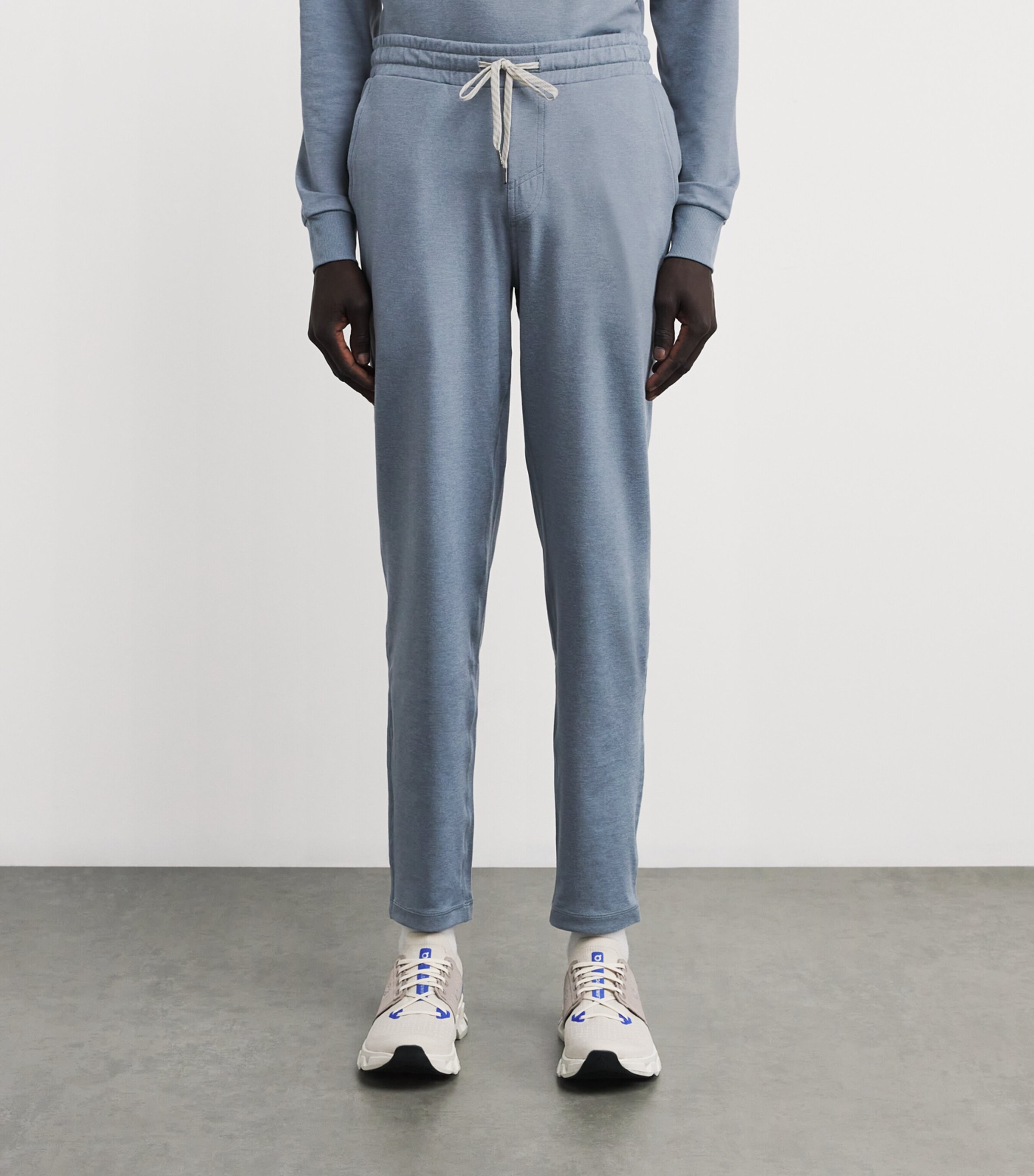 VUORI Mens Ponto Performance Sweatpants Hft Flint Heather Image 3