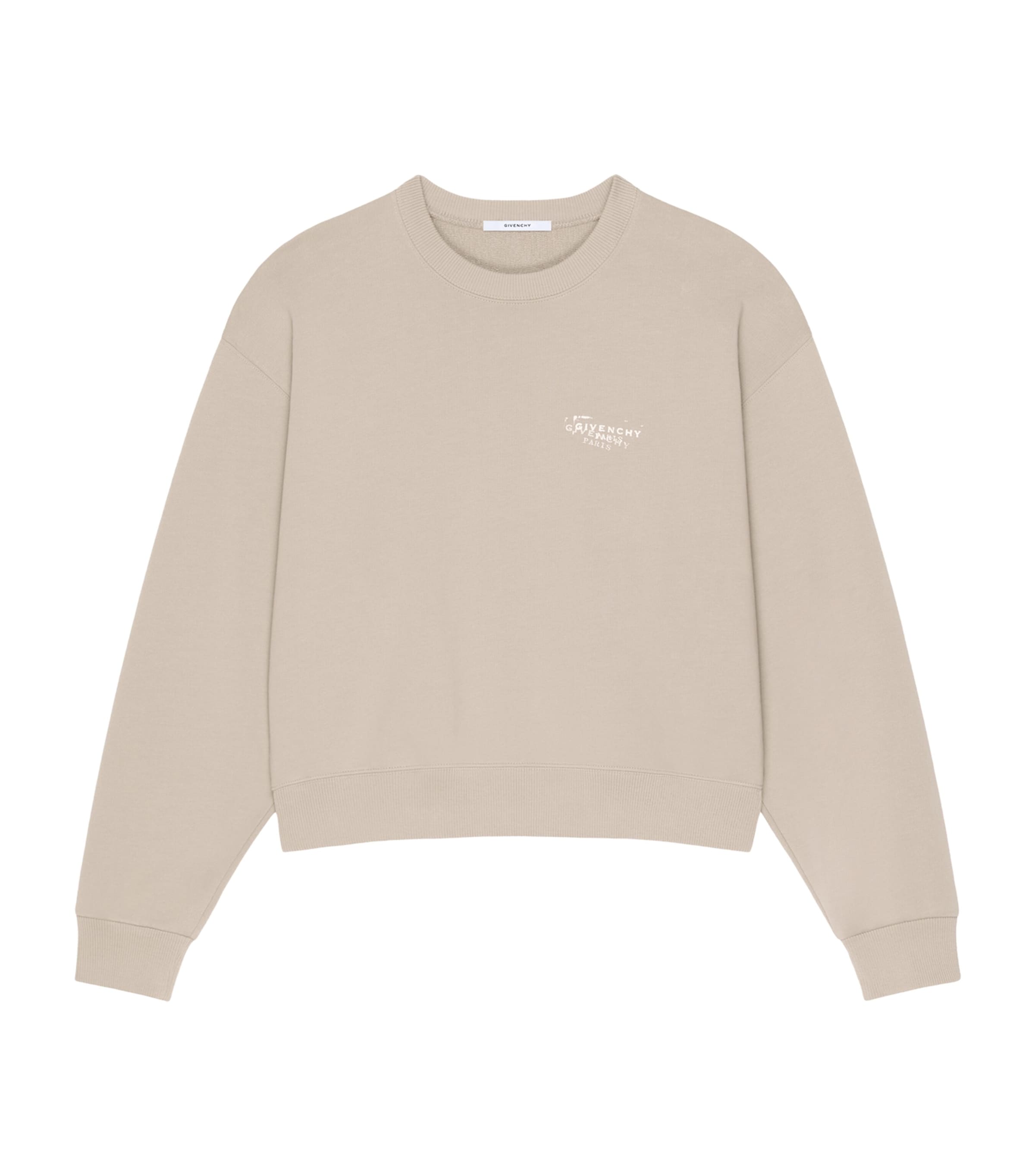 Logo Stamp Sweatshirt BEIGE CAPPUCCINO Image 1
