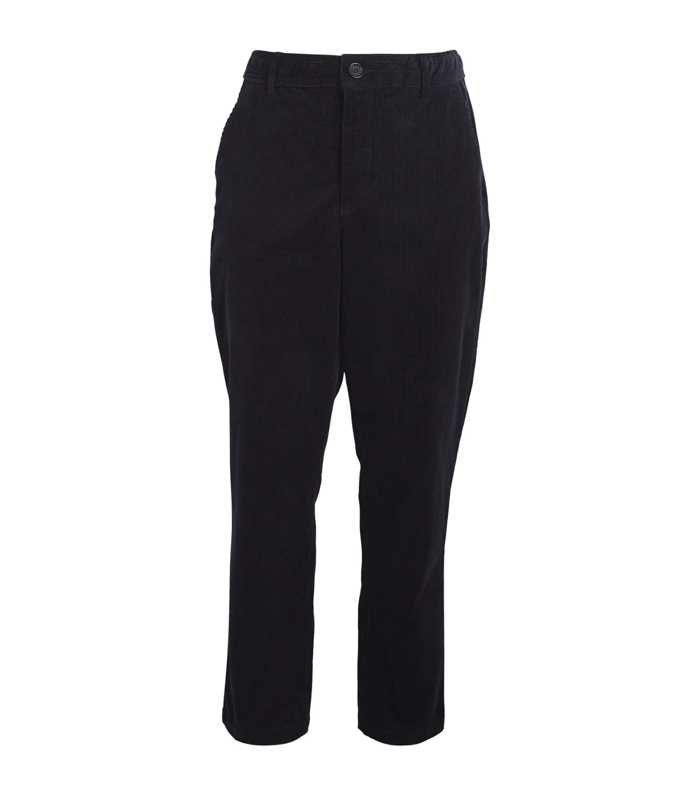 Oliver Spencer Corduroy Straight-leg Trousers In Navy