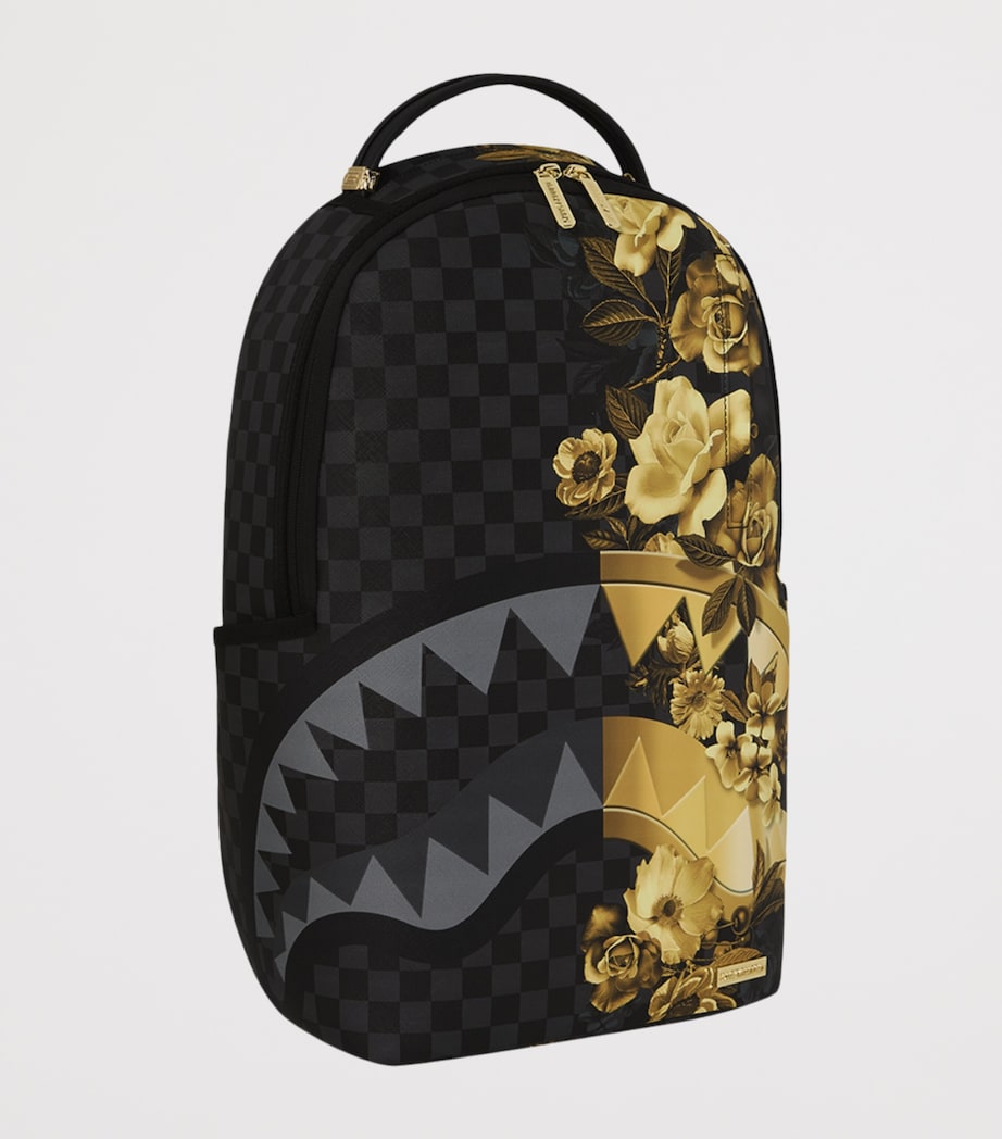 Sprayground Floral Remix Backpack Gold Floral Remix Image 2