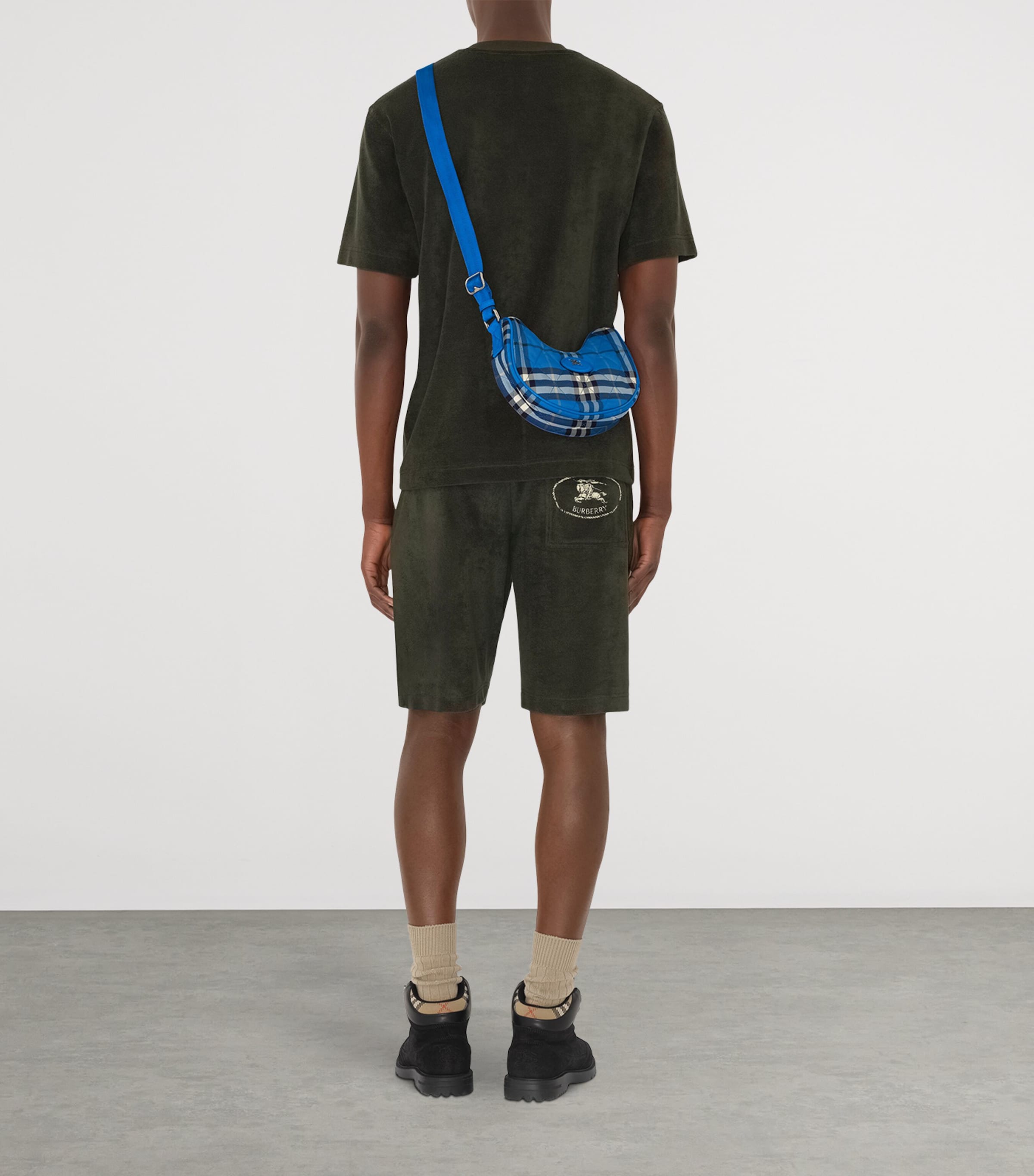 Check Horseshoe Cross-Body Bag HYACINTH Image 5