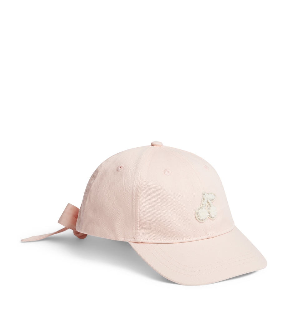Bonpoint Cotton Lyna Baseball Cap Rose Poudre Image 1