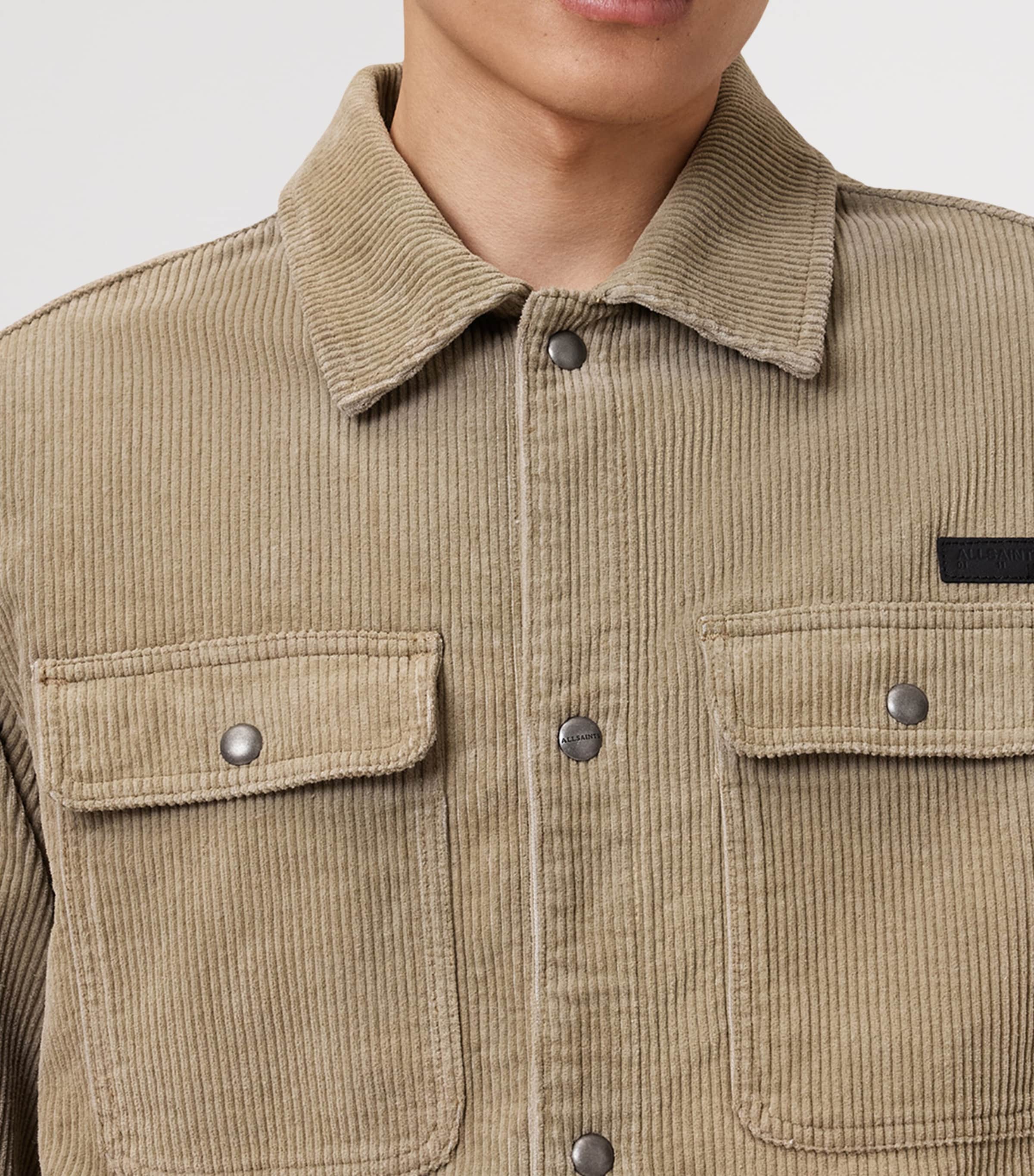 Corduroy Castleford Overshirt OAK BROWN Image 6