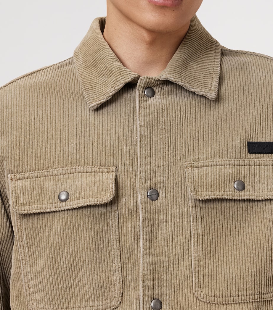 Corduroy Castleford Overshirt OAK BROWN Image 6