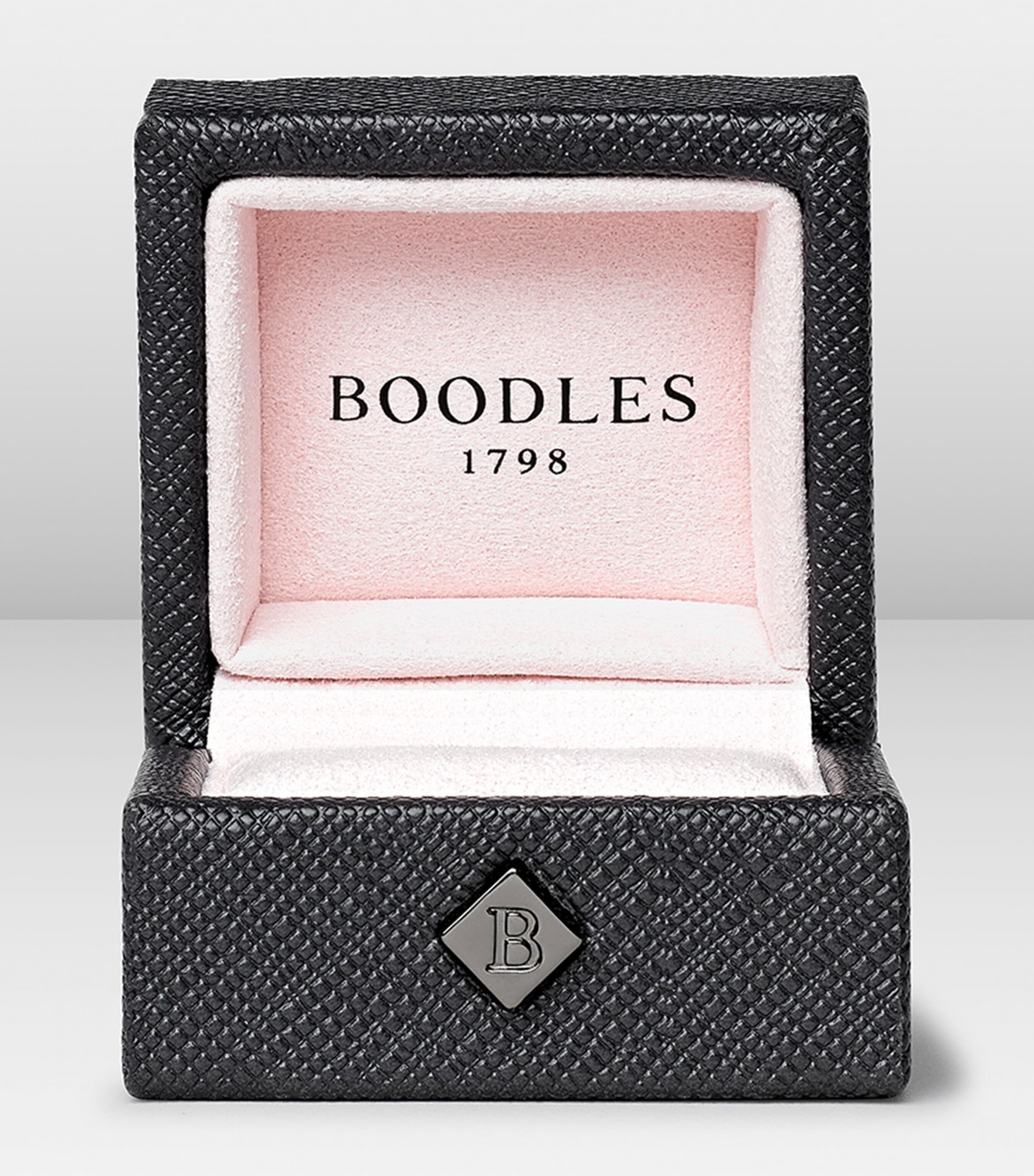 Boodles Rose Gold and Diamond Raindance Stud Earrings Carat Rose Gold Image 4
