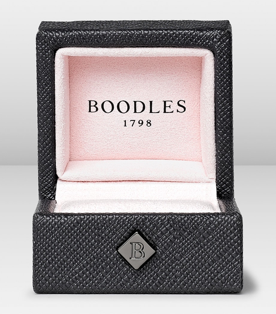 Boodles Rose Gold and Diamond Raindance Stud Earrings Carat Rose Gold Image 4