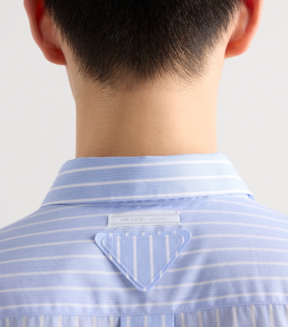 Prada Mens Cotton Stripe Shirt Image 4
