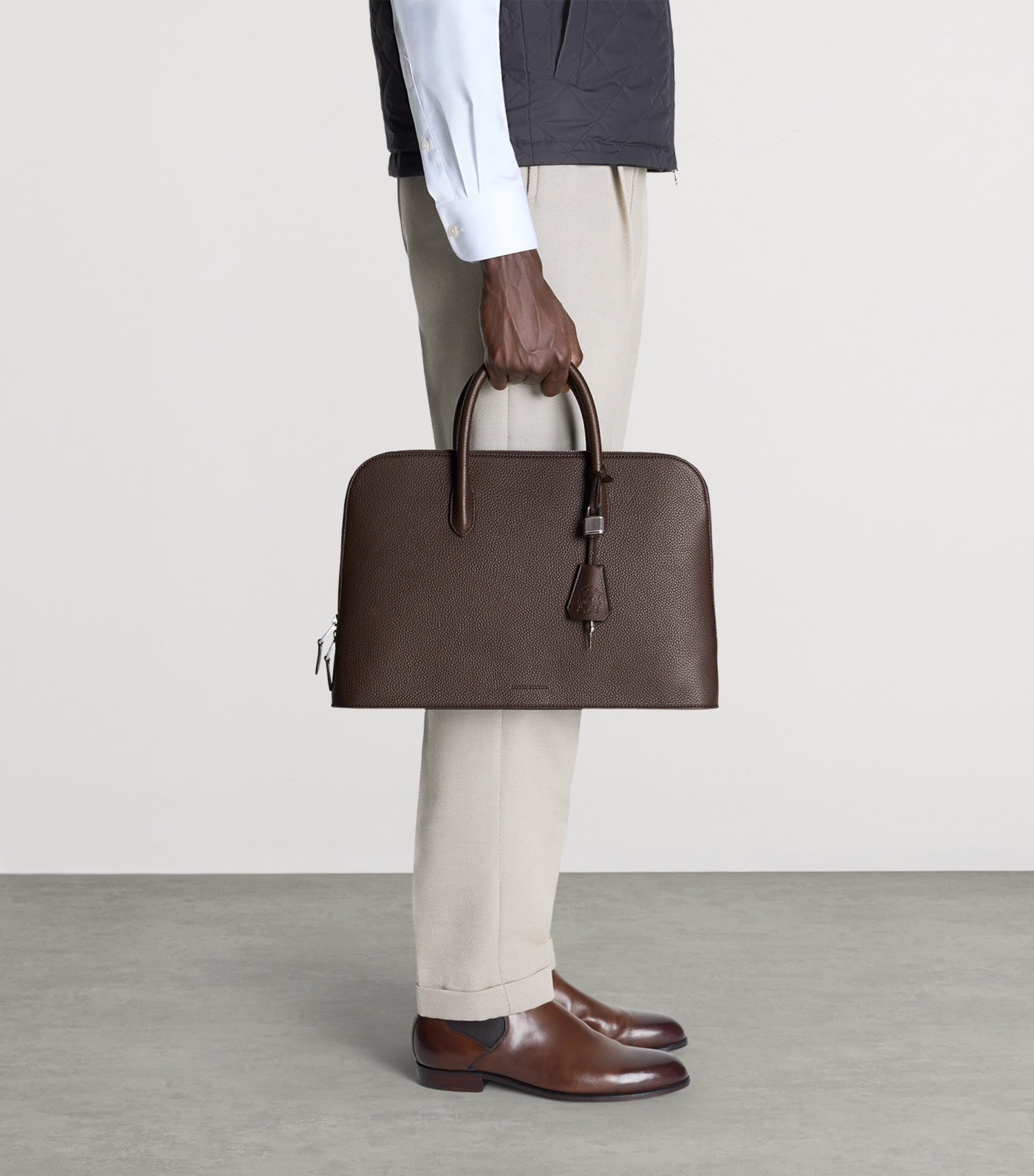 Dunhill Leather Bourdon 41 Briefcase Image 2