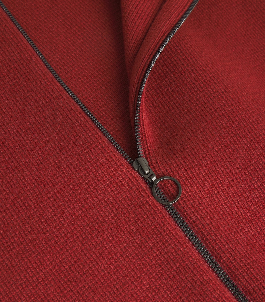 Cashmere A-Line Skirt SG4463 OXBLOOD Image 5