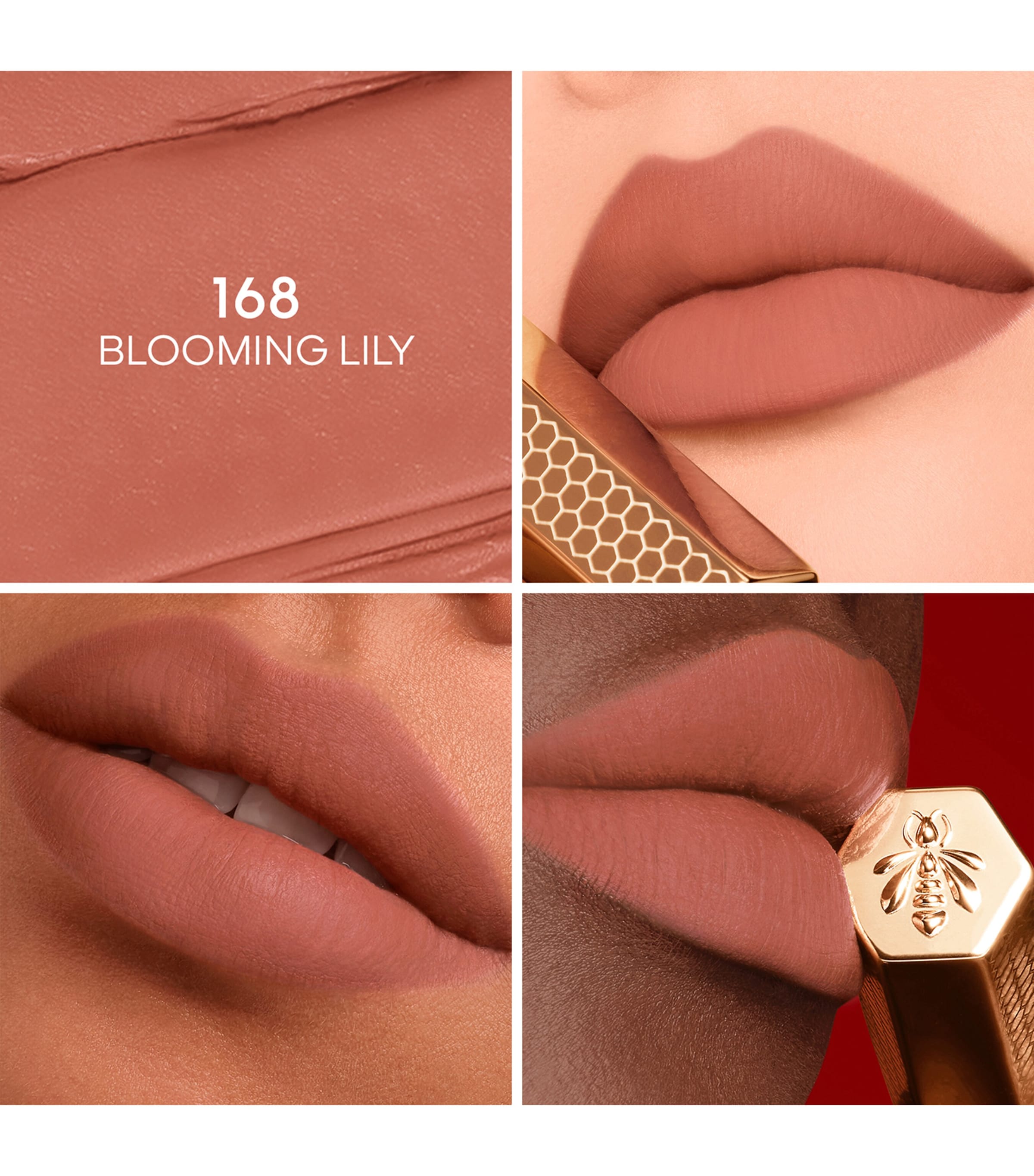 Guerlain KissKiss Honey-Infused Intense Lipstick Blooming Lily Image 2