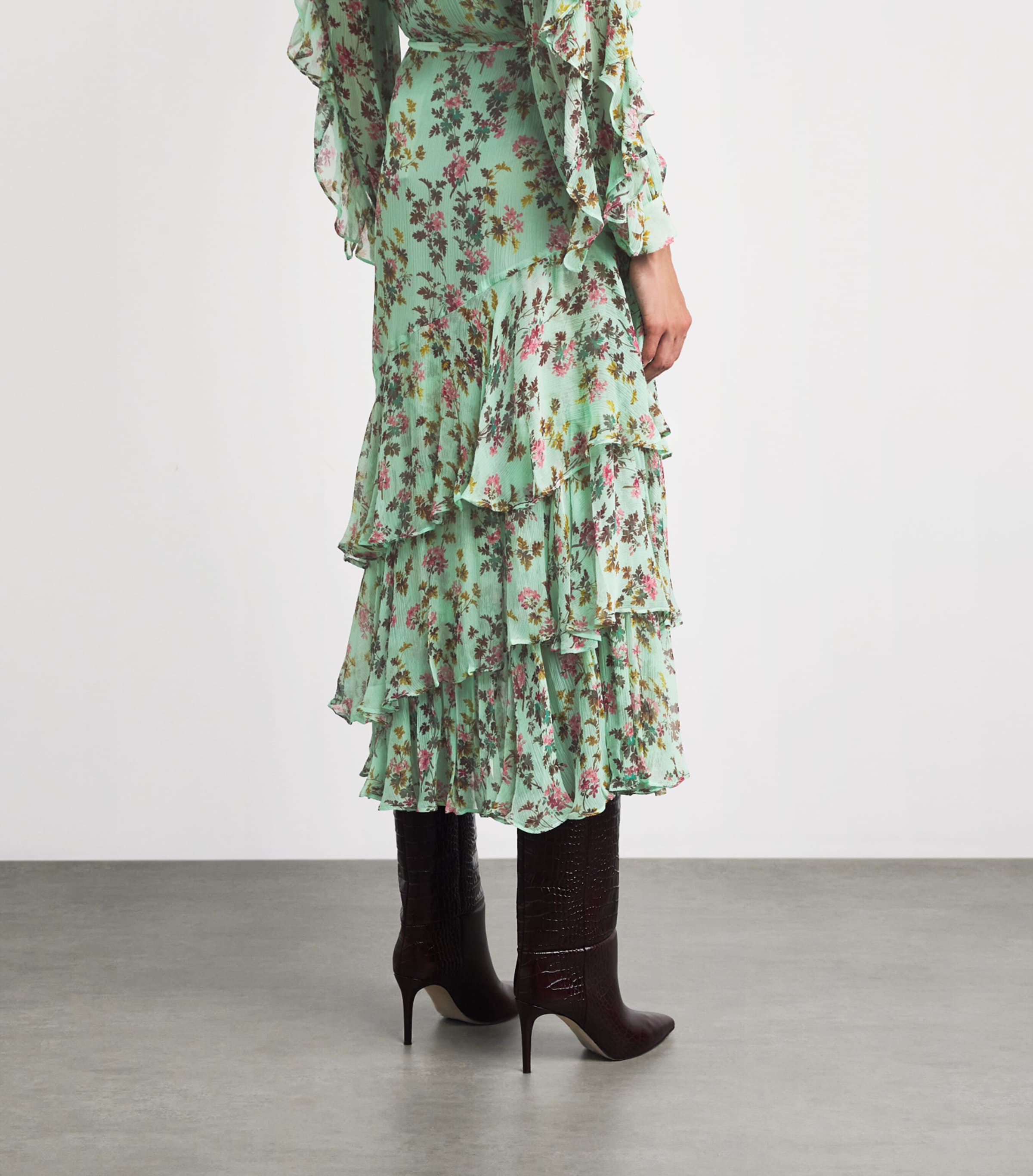 Ulla Johnson Womens Silk Meadow Maxi Skirt Opaline Image 5