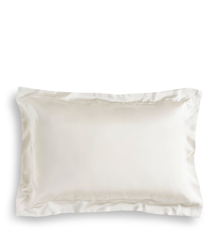 Silk King Pillowcase (50cm x 90cm) IVORY Image 1