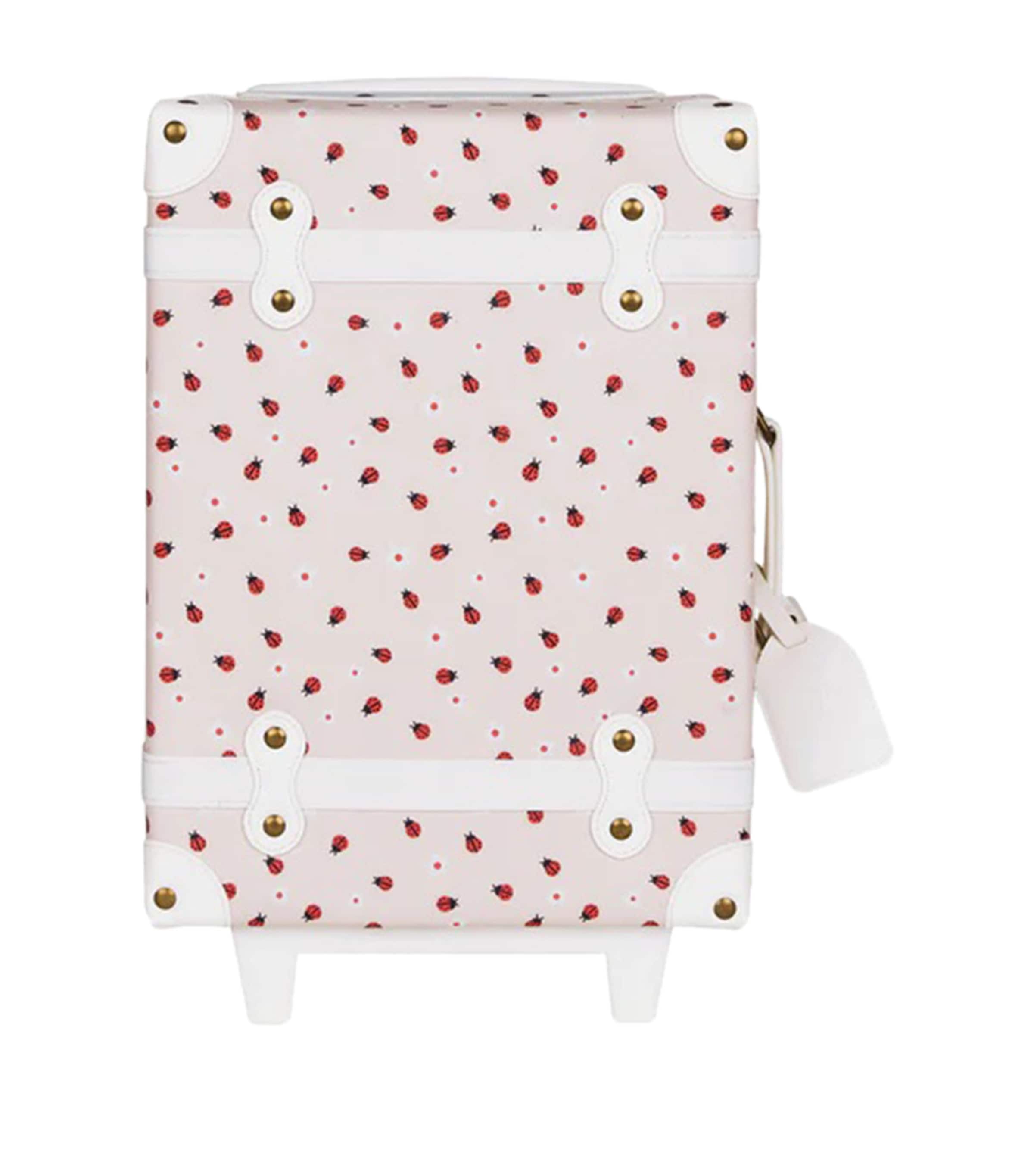 Olli Ella Ladybug Print See-Ya Suitcase Image 1