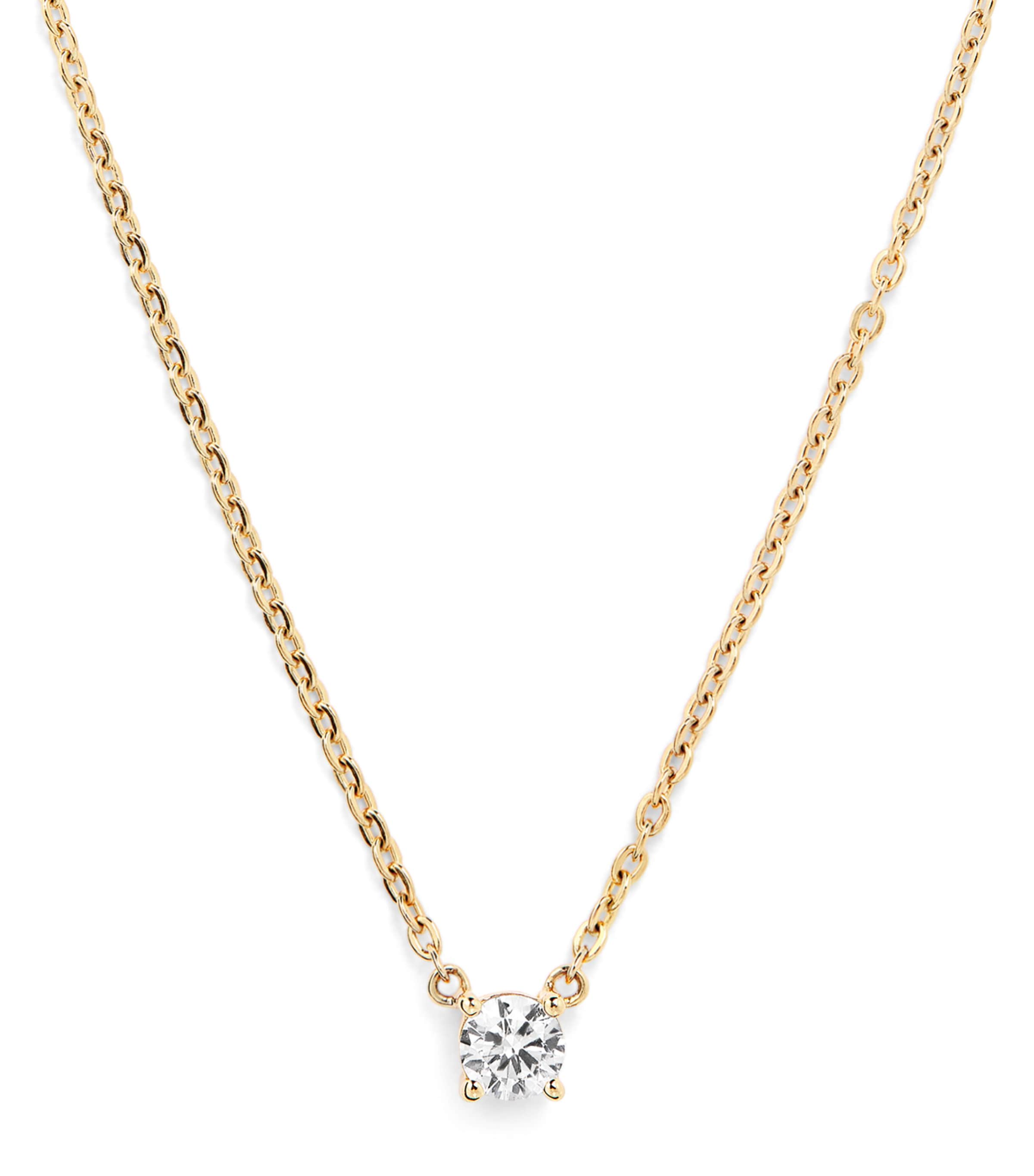 Yellow Gold and Diamond Pendant Necklace (0.25ct) YELLOW GOLD Image 1
