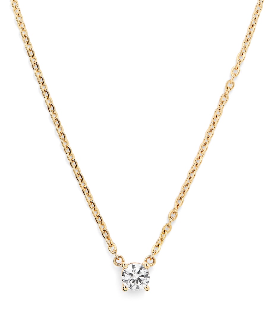 Yellow Gold and Diamond Pendant Necklace (0.25ct) YELLOW GOLD Image 1