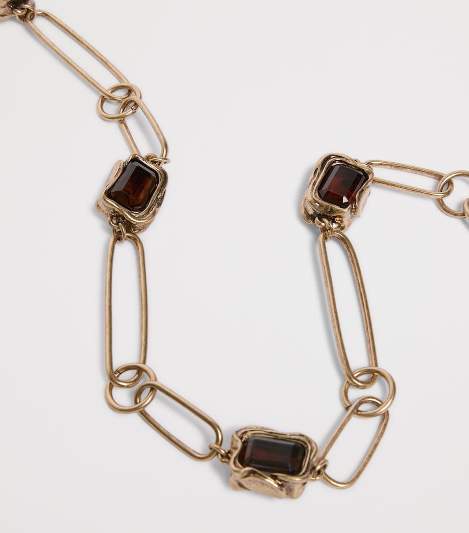 Weekend Max Mara Jewel-Embellished Necklace Gold Image 2