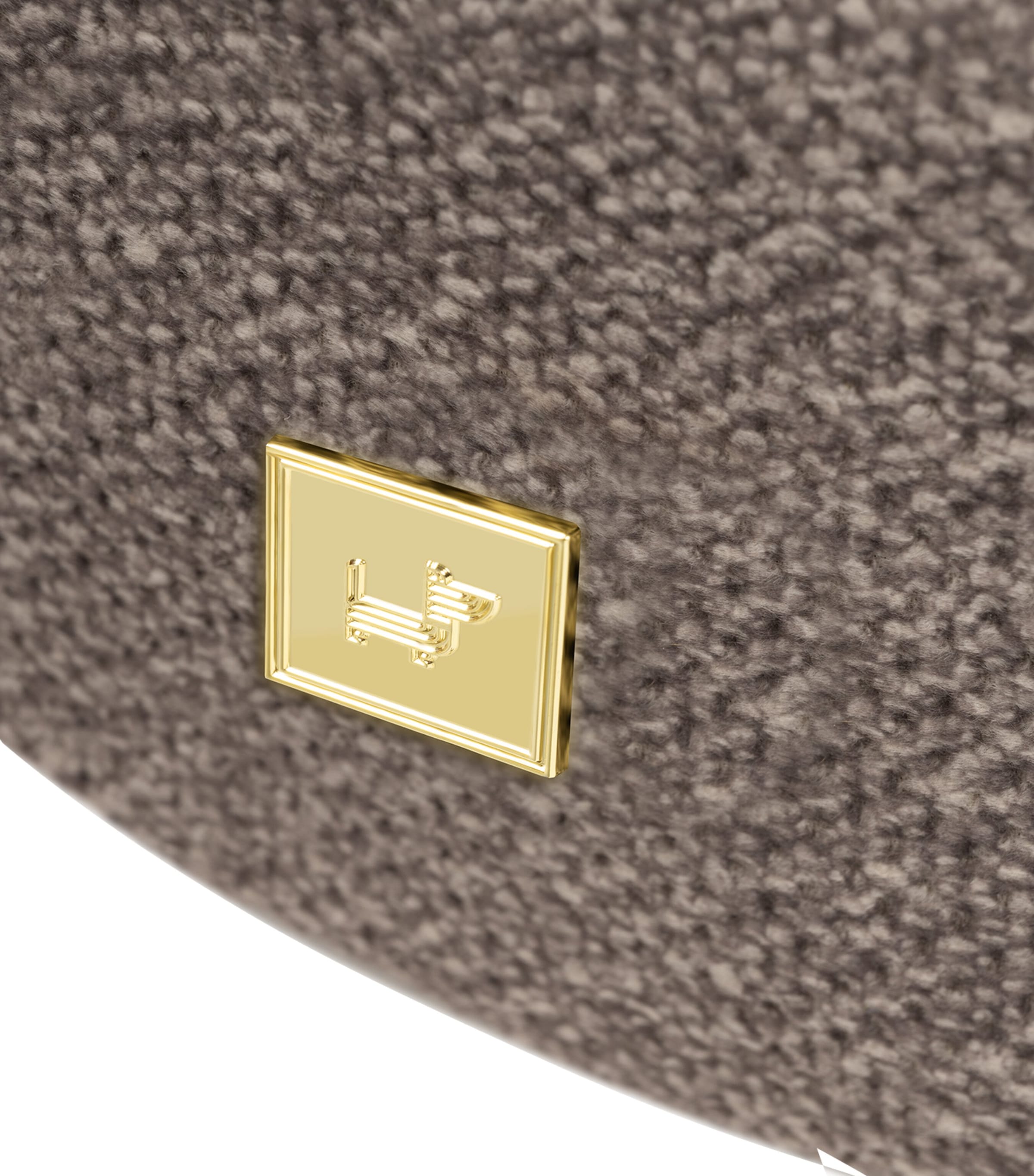 Medium Organic Pet Pouf TAUPE Image 2