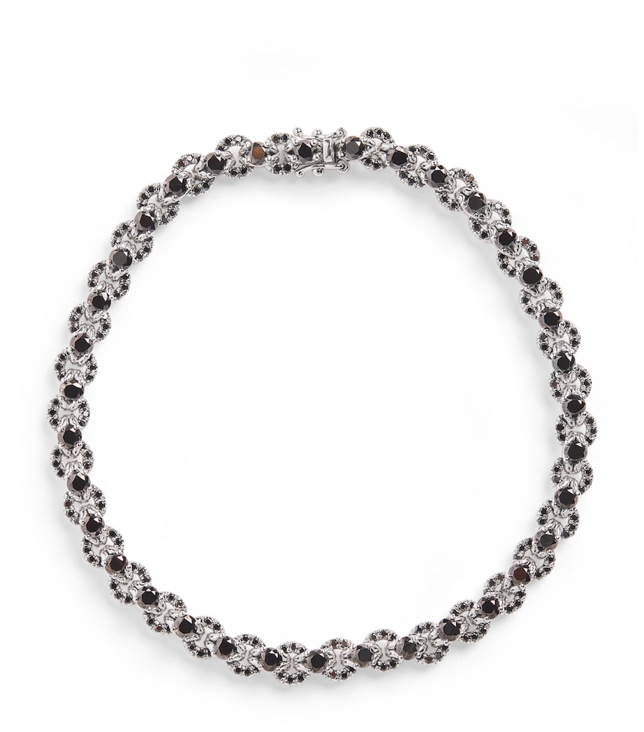 White Gold and Black Diamond Lumia Bracelet WHITE GOLD Image 1