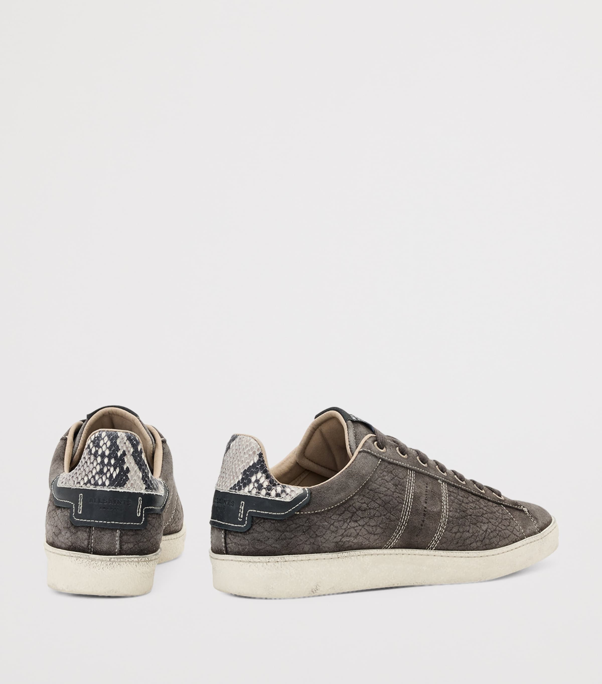 Suede Leon Low-Top Sneakers WARM GREY Image 4