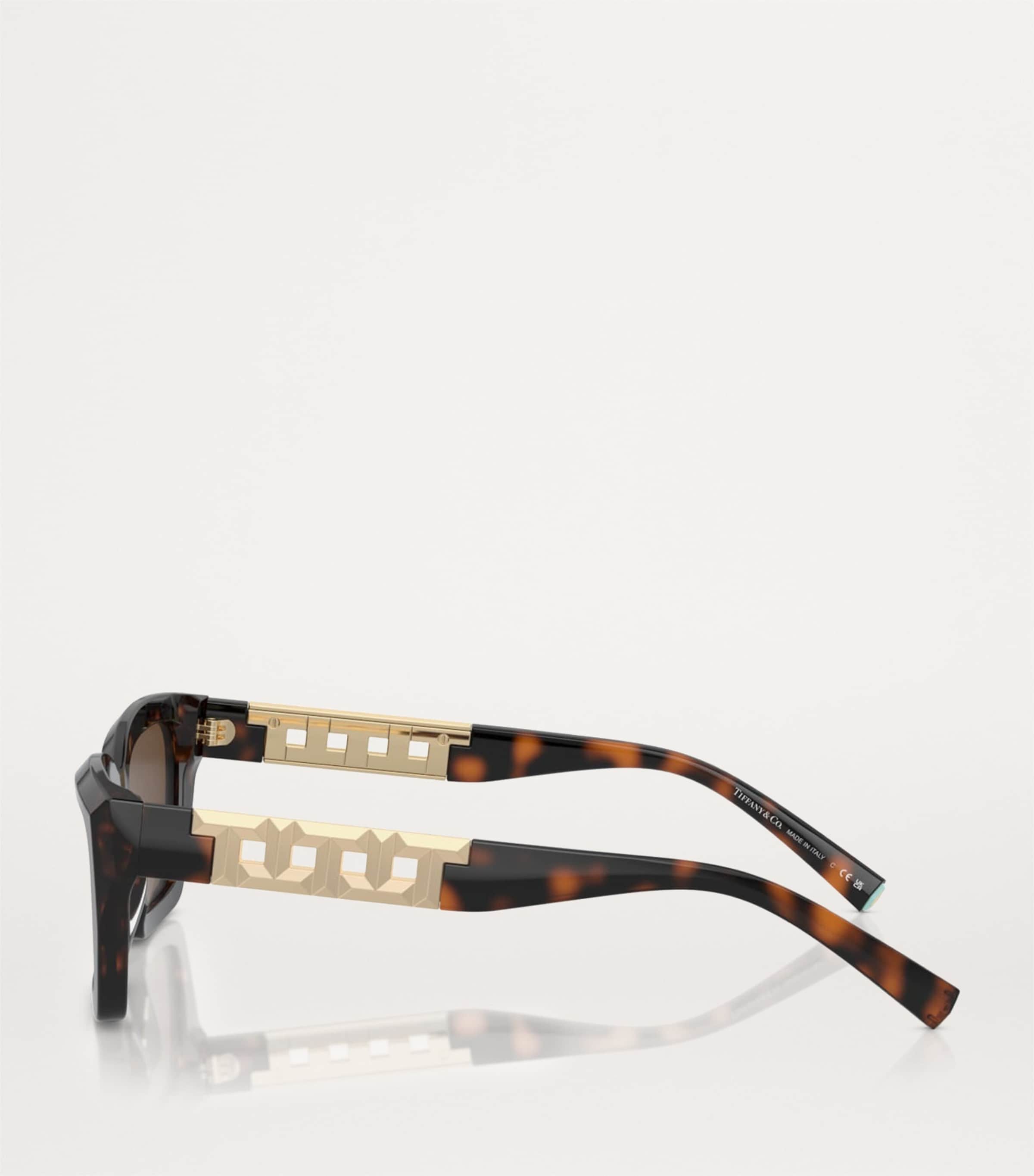 Acetate Rectangular Sunglasses 80153G Image 3