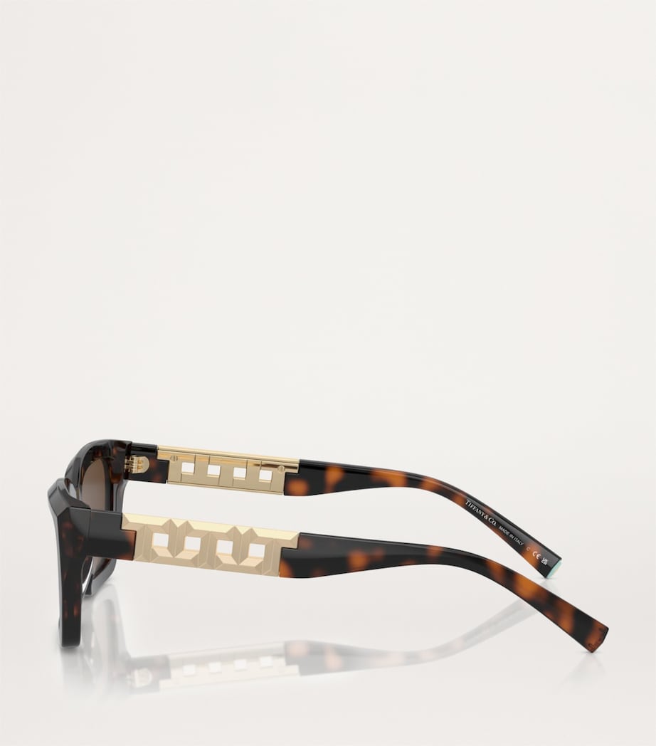 Acetate Rectangular Sunglasses 80153G Image 3