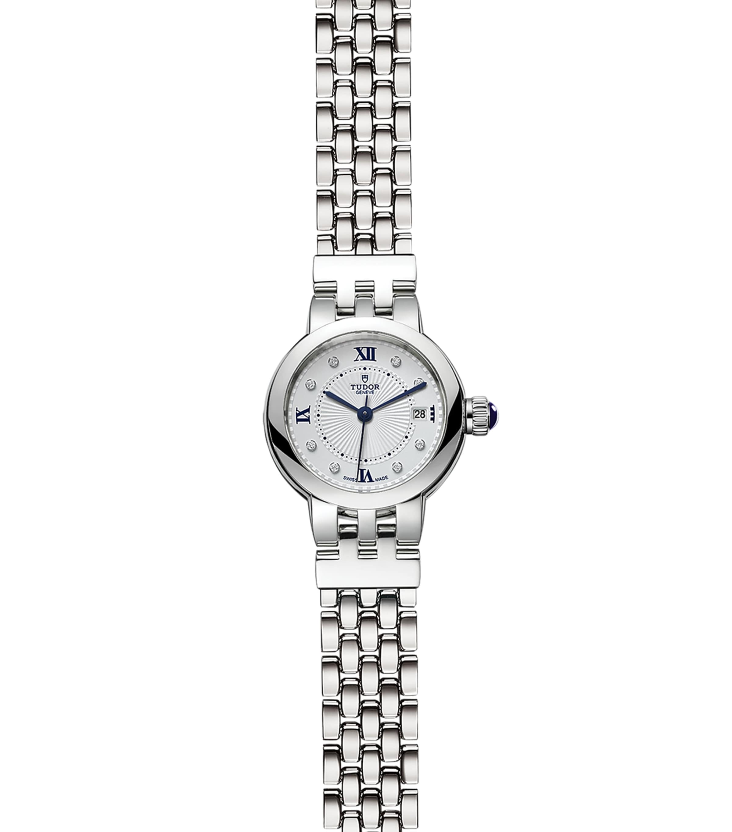 Stainless Steel and Diamond Clair de Rose Watch 26mm WHITE Image 4