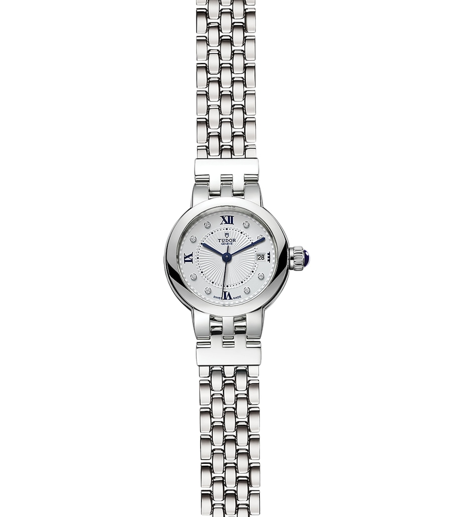 Stainless Steel and Diamond Clair de Rose Watch 26mm WHITE Image 4