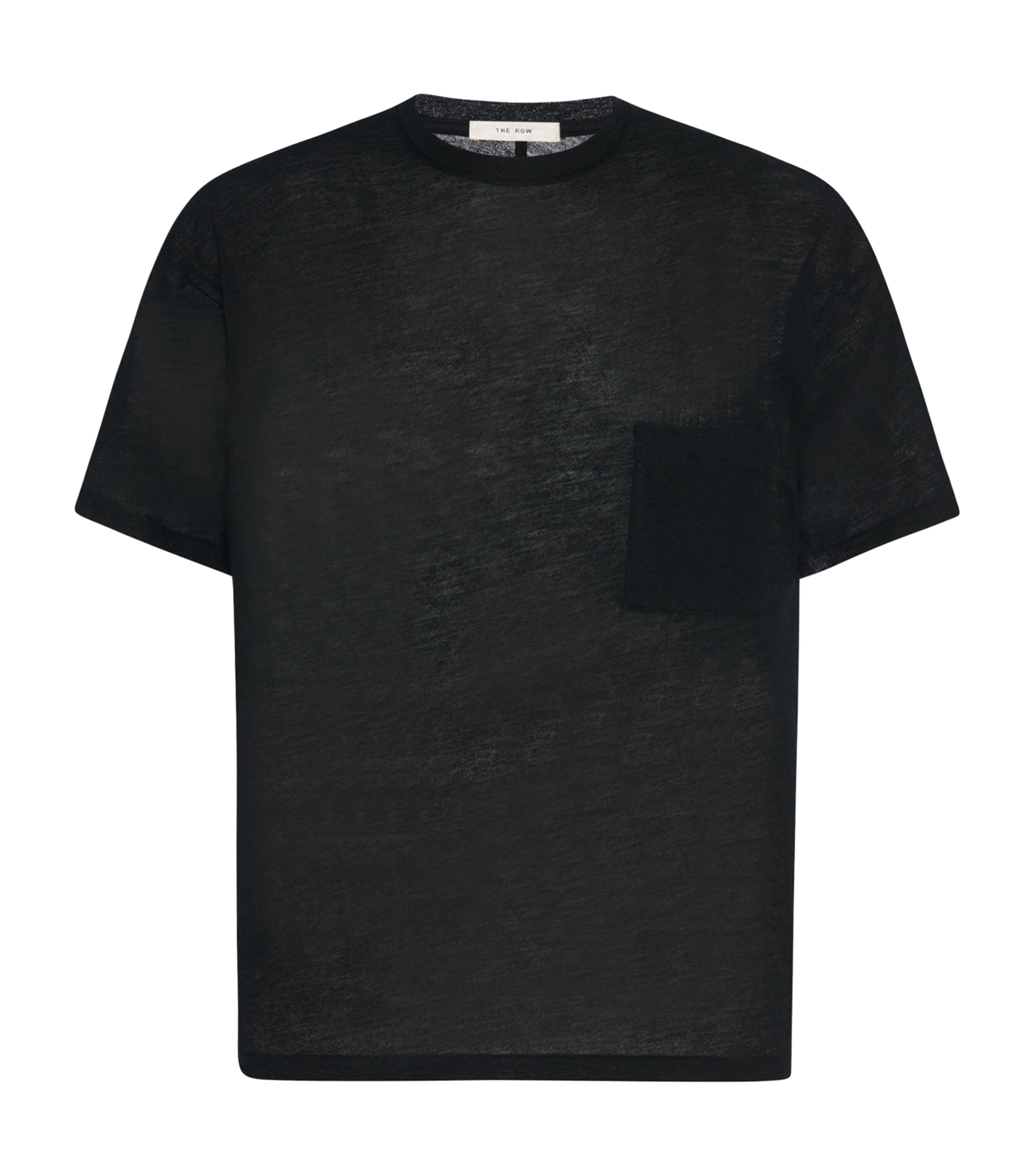 The Row Niels Virgin Wool-cashmere T-shirt In Black