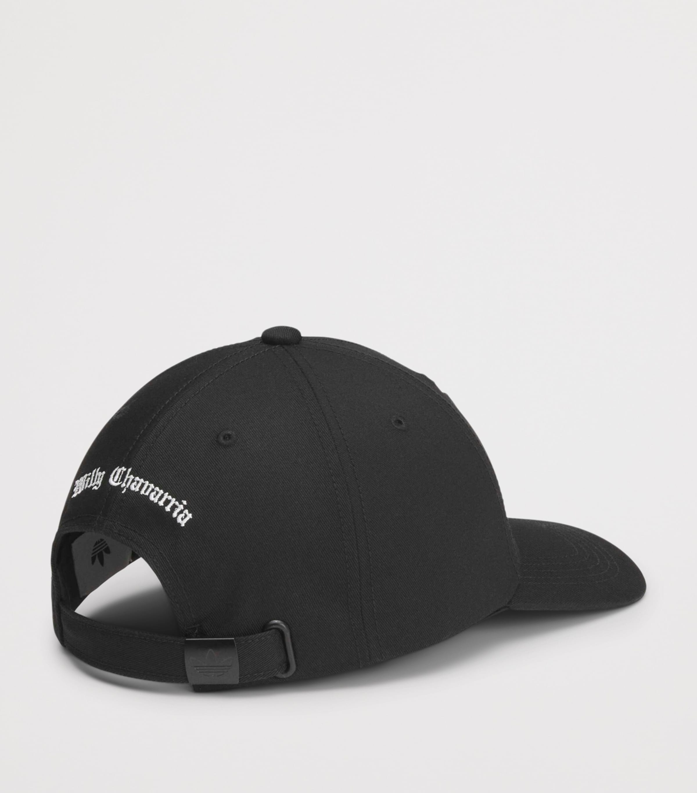 Willy Chavarria x adidas Originals Crest Baseball Cap Black Image 2