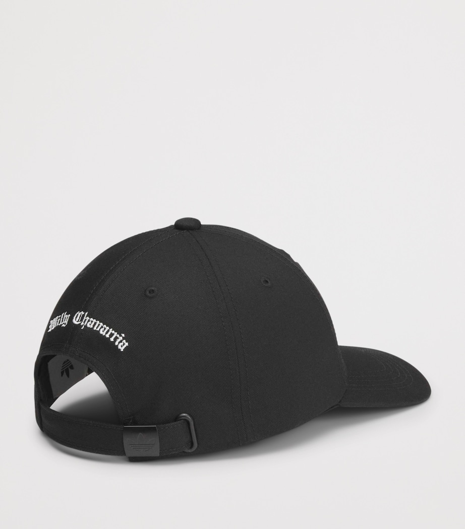 Willy Chavarria x adidas Originals Crest Baseball Cap Black Image 2