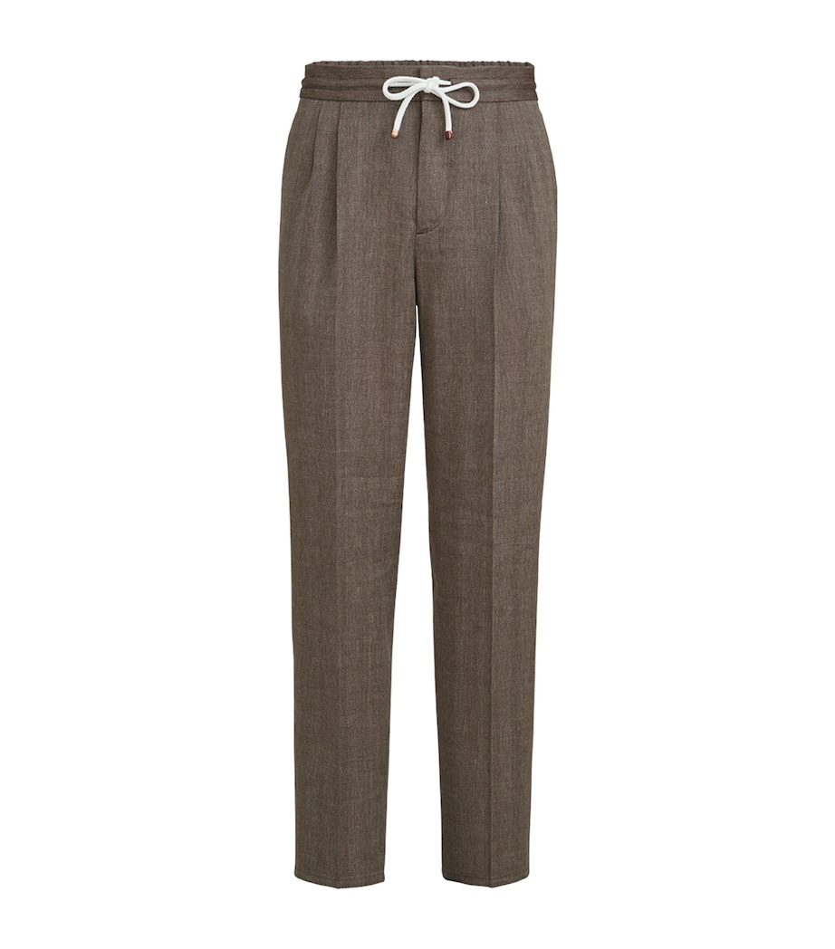 Brunello Cucinelli Mens Drawstring Leisure Trousers Image 1