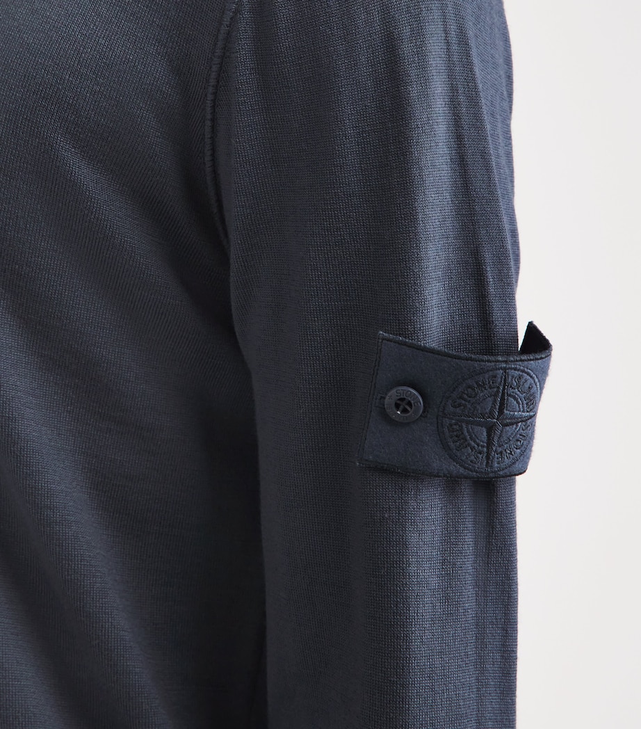 Stone Island Mens Virgin Wool Ghost Sweater Image 3