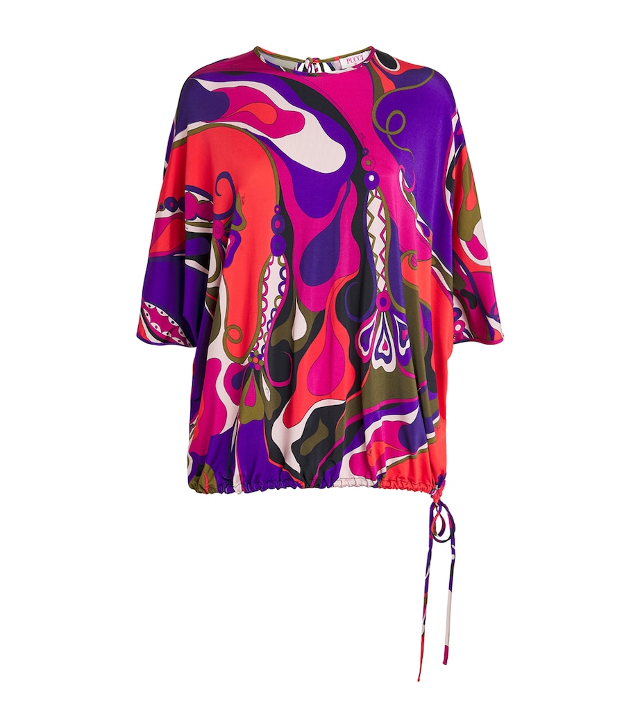 Satin Orchidee Blouse 017/MULTICOLOR Image 1