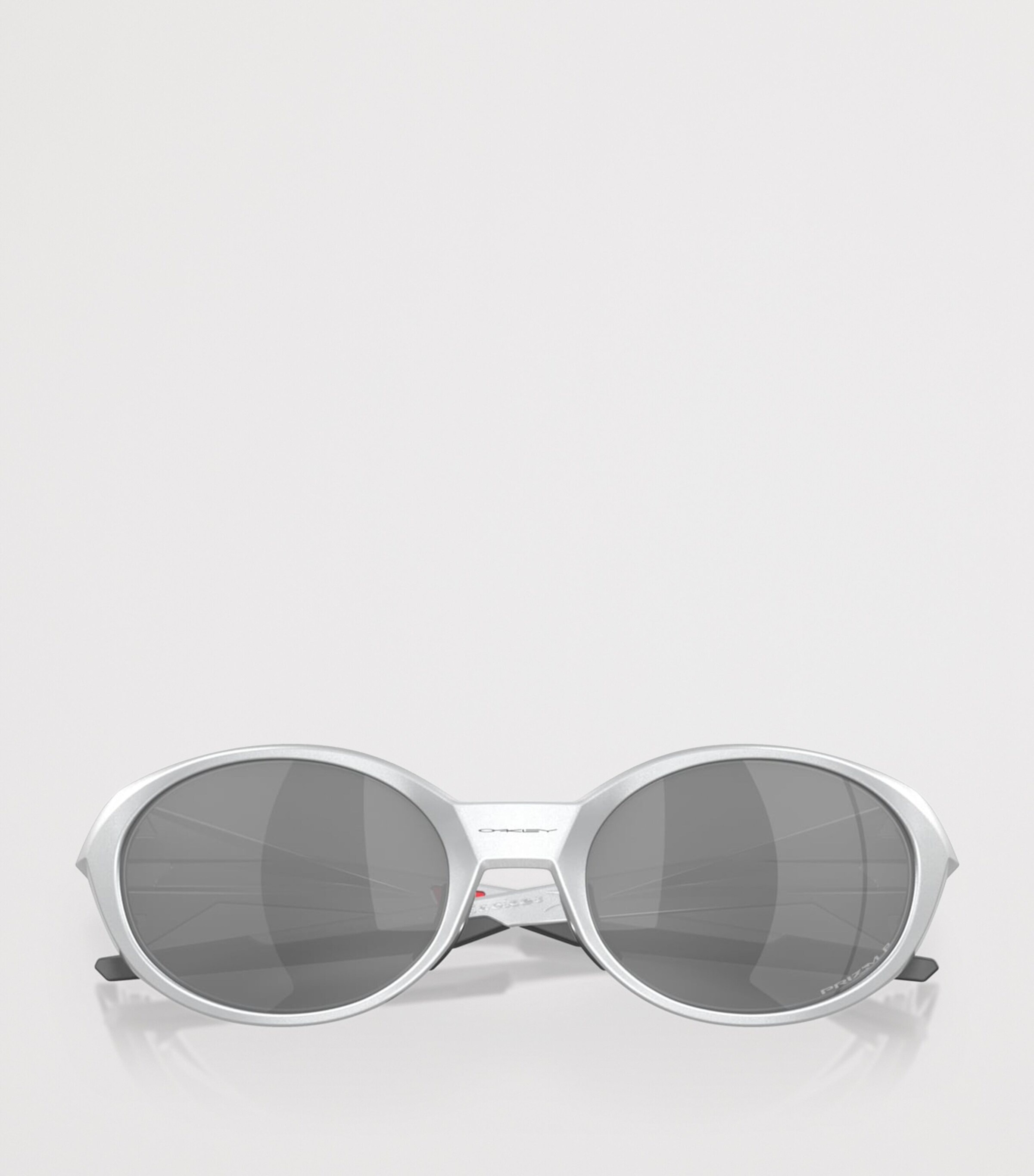 Oakley Eye Jacket Redux Oval Sunglasses Silver Image 6