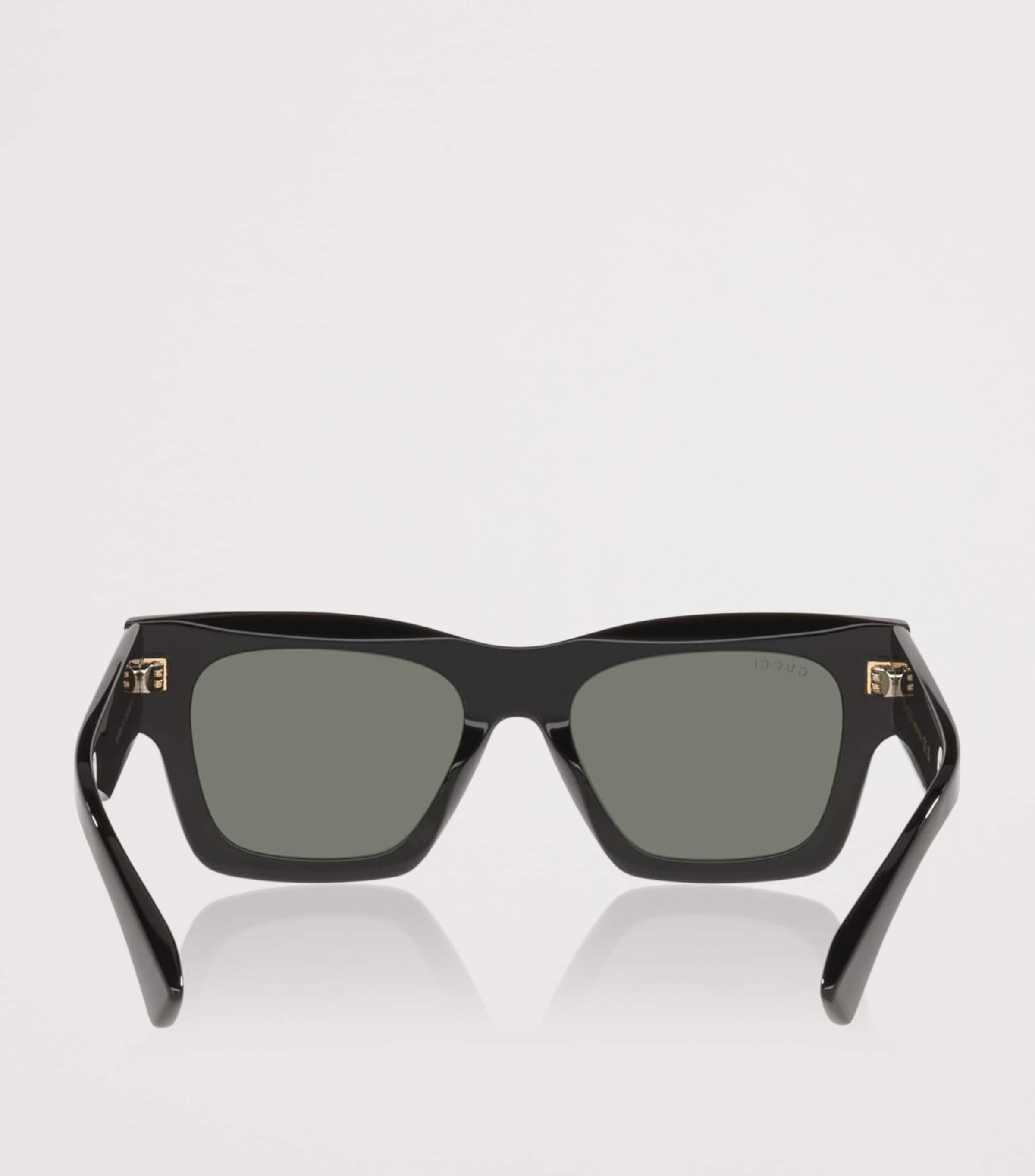 Gucci Rectangular Sunglasses Black Image 4