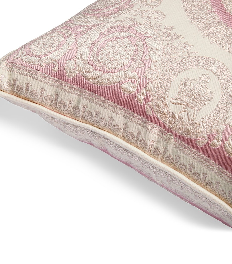 Silk-Blend Crete de Fleur Cushion (45cm x 45cm) 2PN60 ROSE Image 3