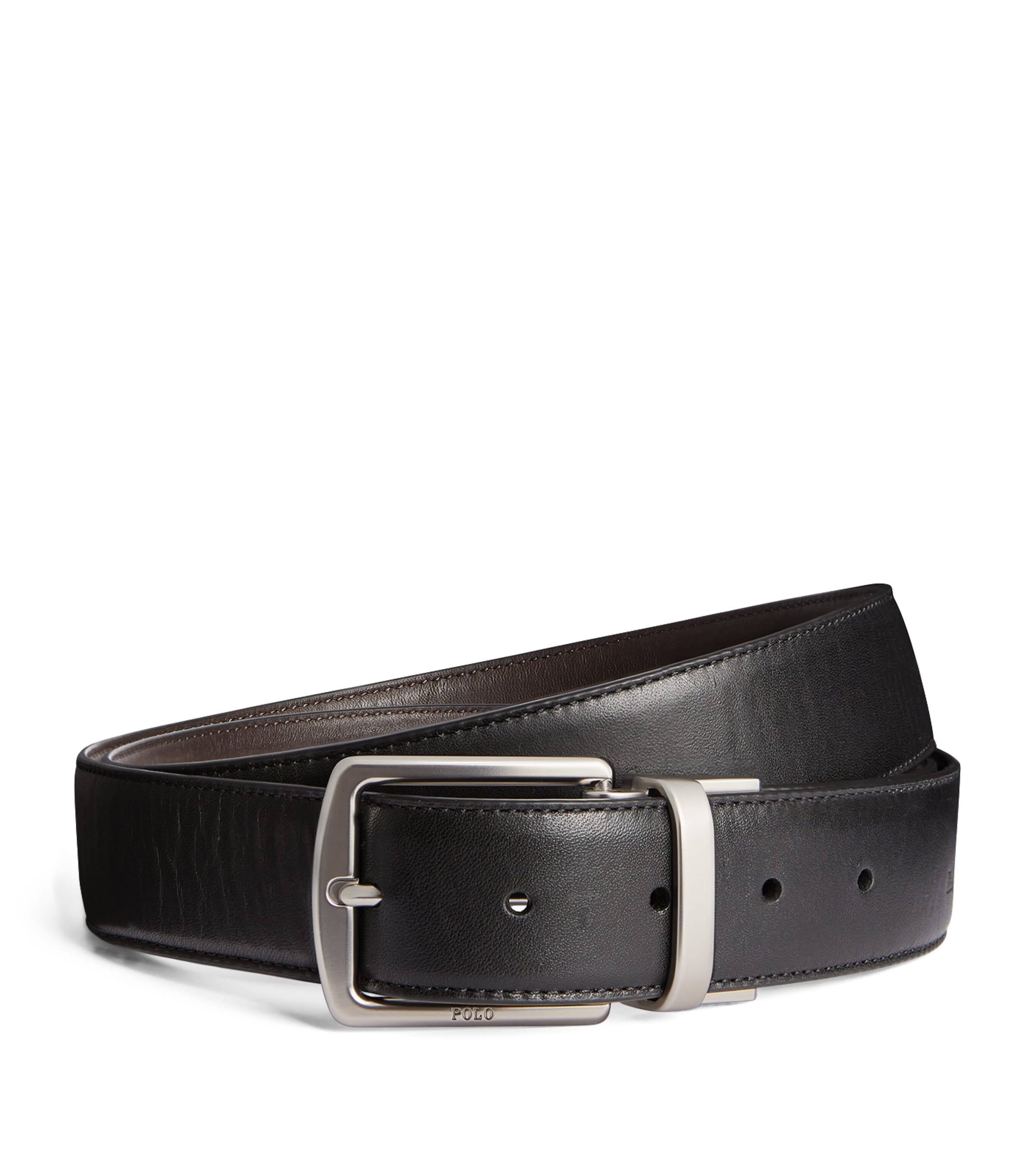 Polo Ralph Lauren Belt and Card Holder Gift Set Black Image 1